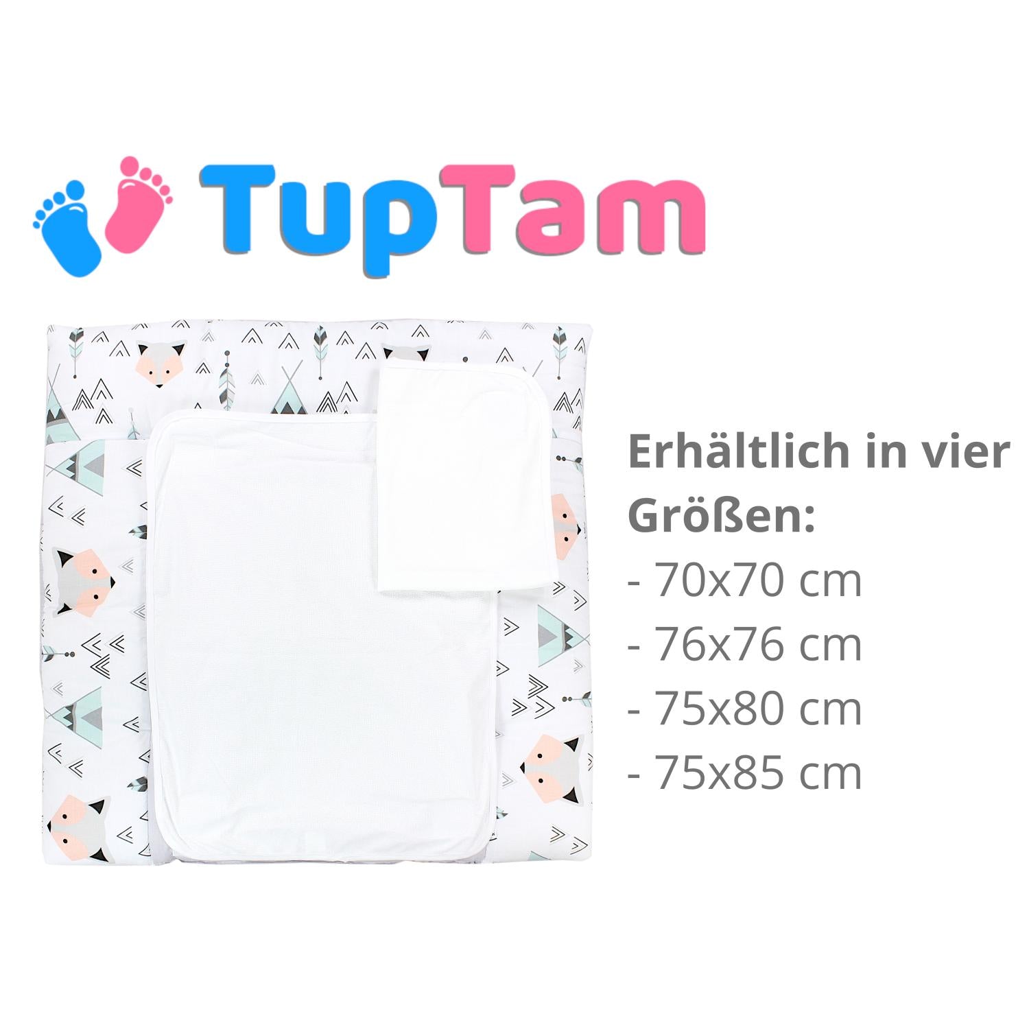 Wickelauflage (inkl. 2 Frotteebezüge)