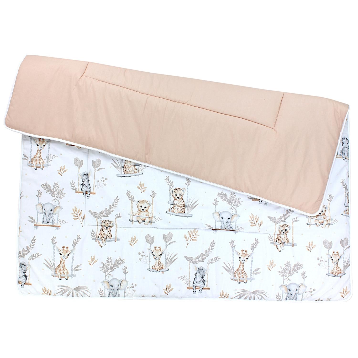 Gepolsterte XXL Krabbeldecke 120 x 120 cm