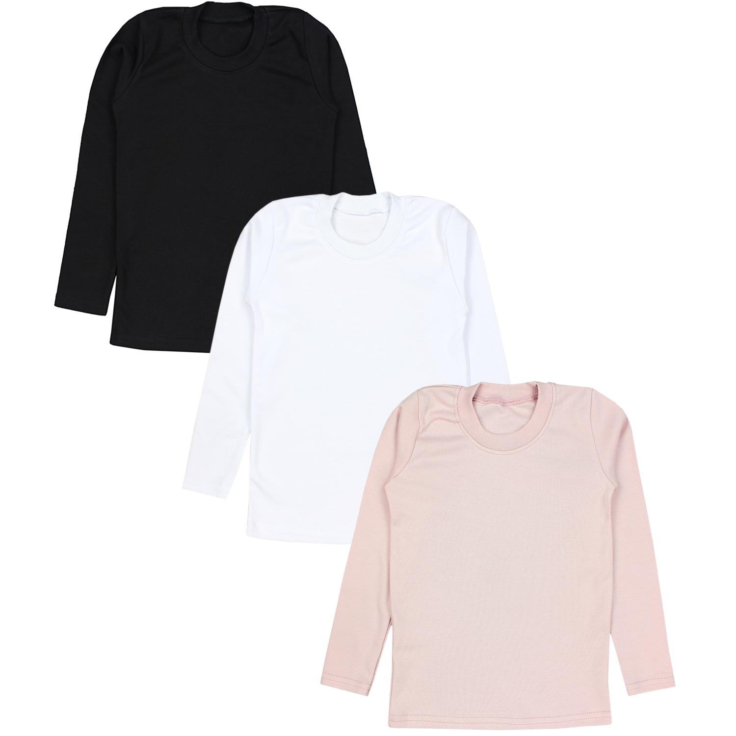 Langarmshirt Unterhemden (3er- Set)