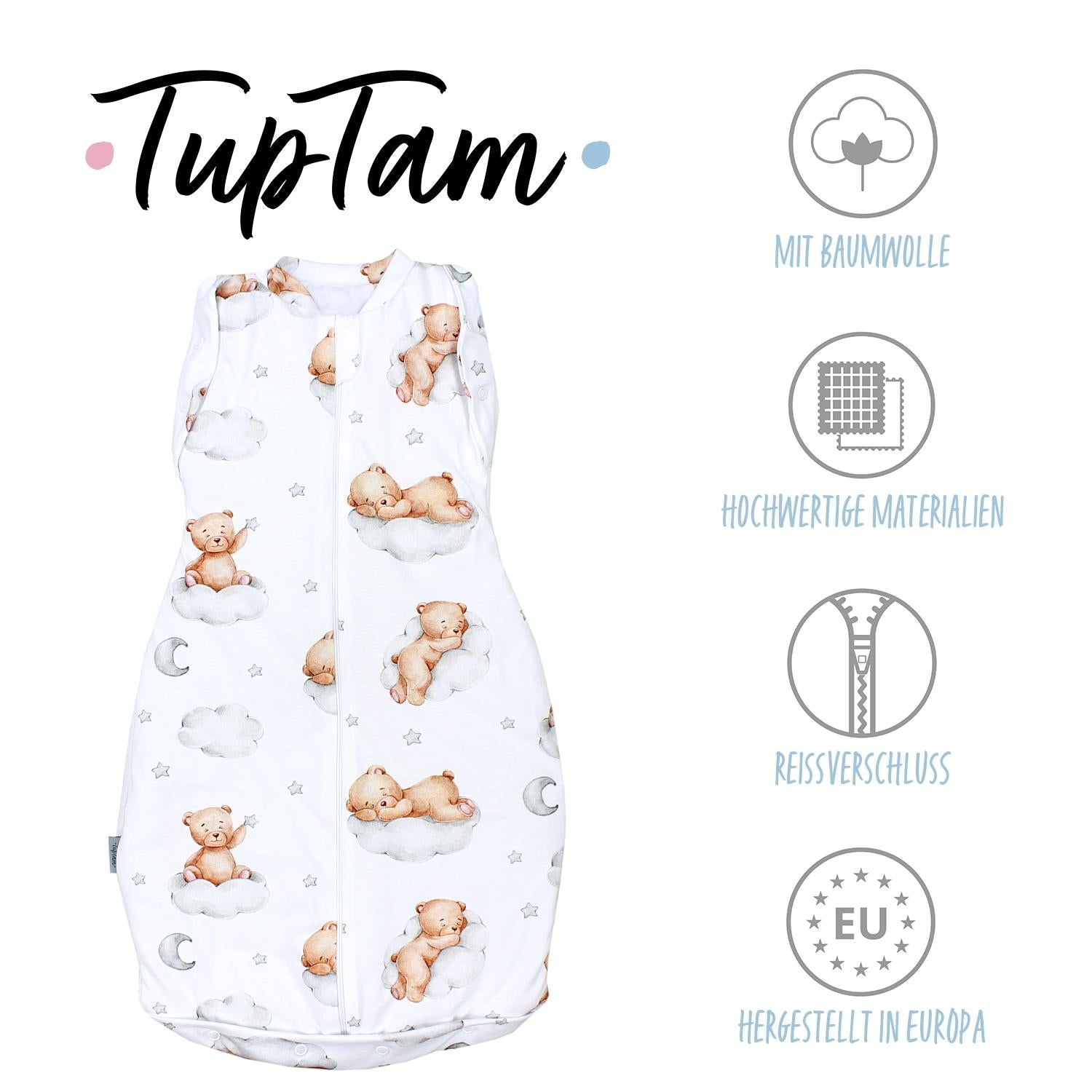 Baby Pucksack Wattiert 2.5 TOG