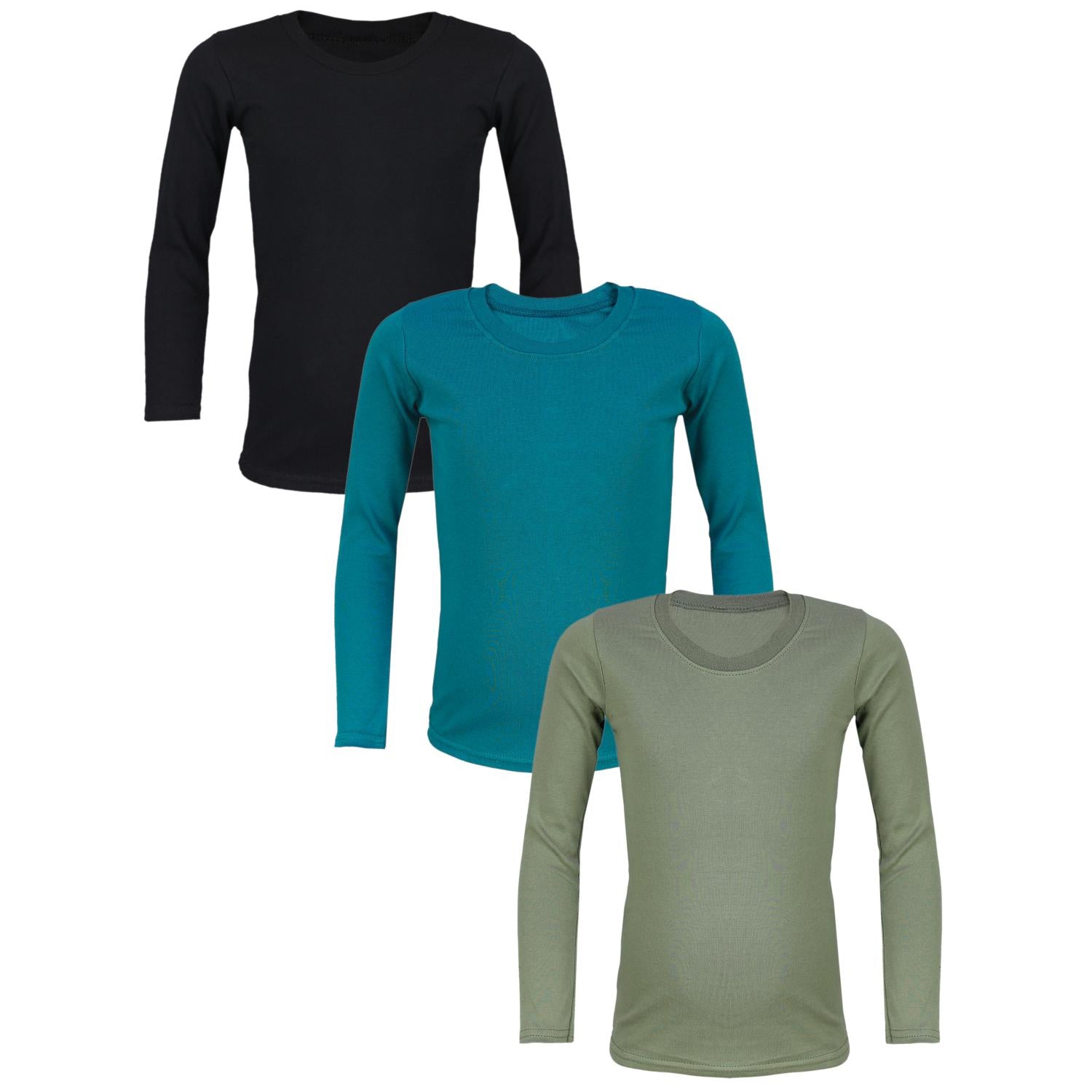 Unterhemd Langarm - 3er Set