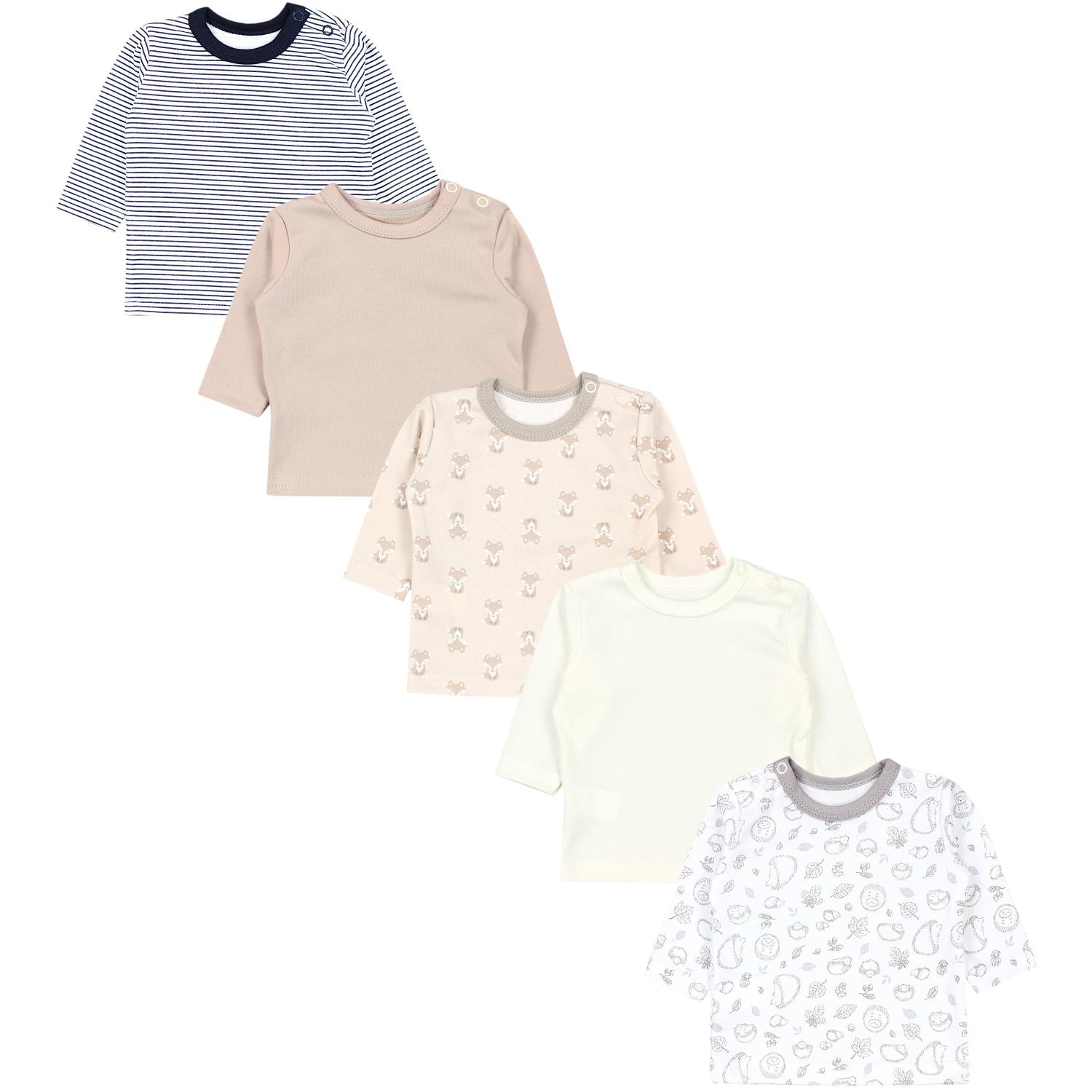 Baby Langarmshirt - 5er Set