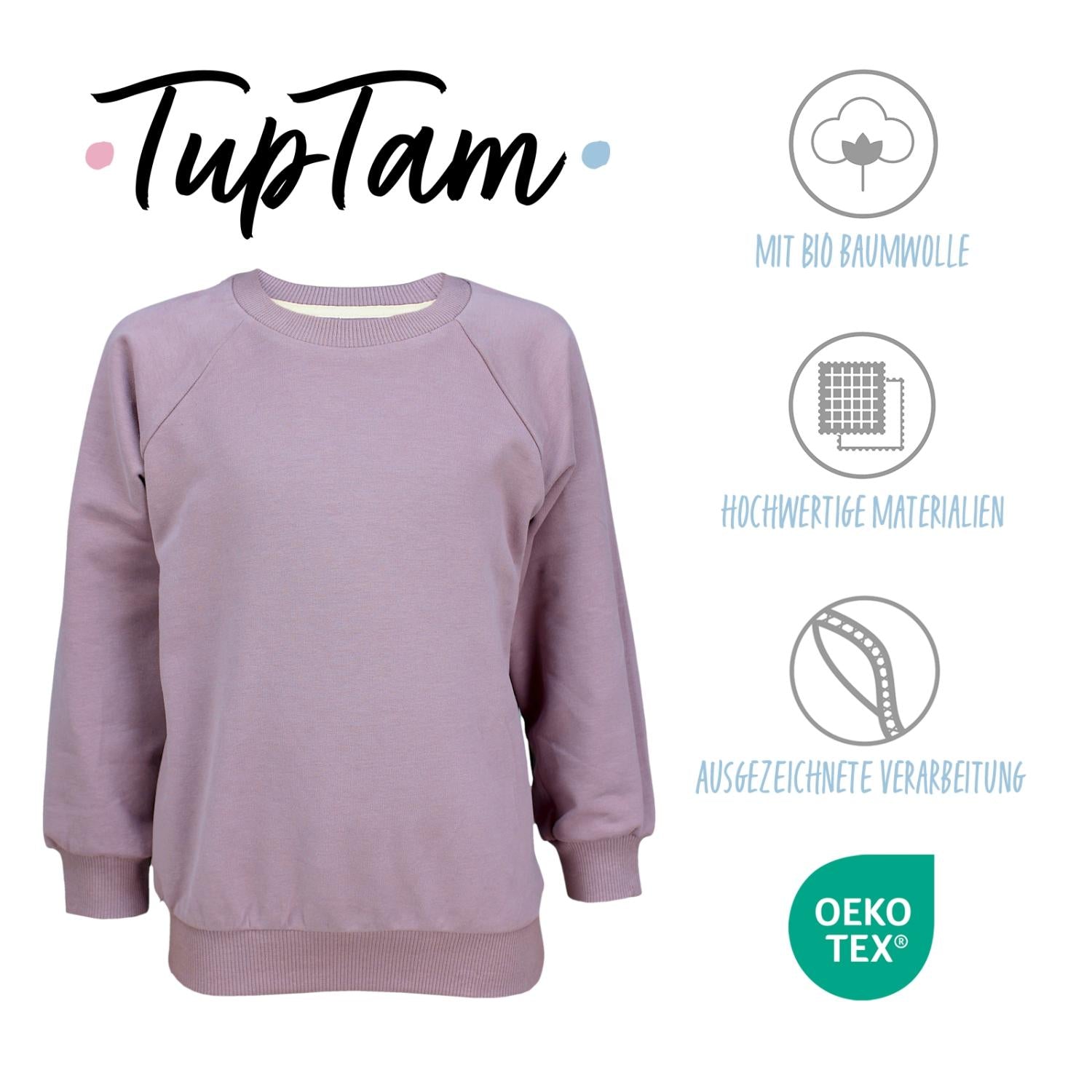 Sweatshirt Bio- Baumwolle