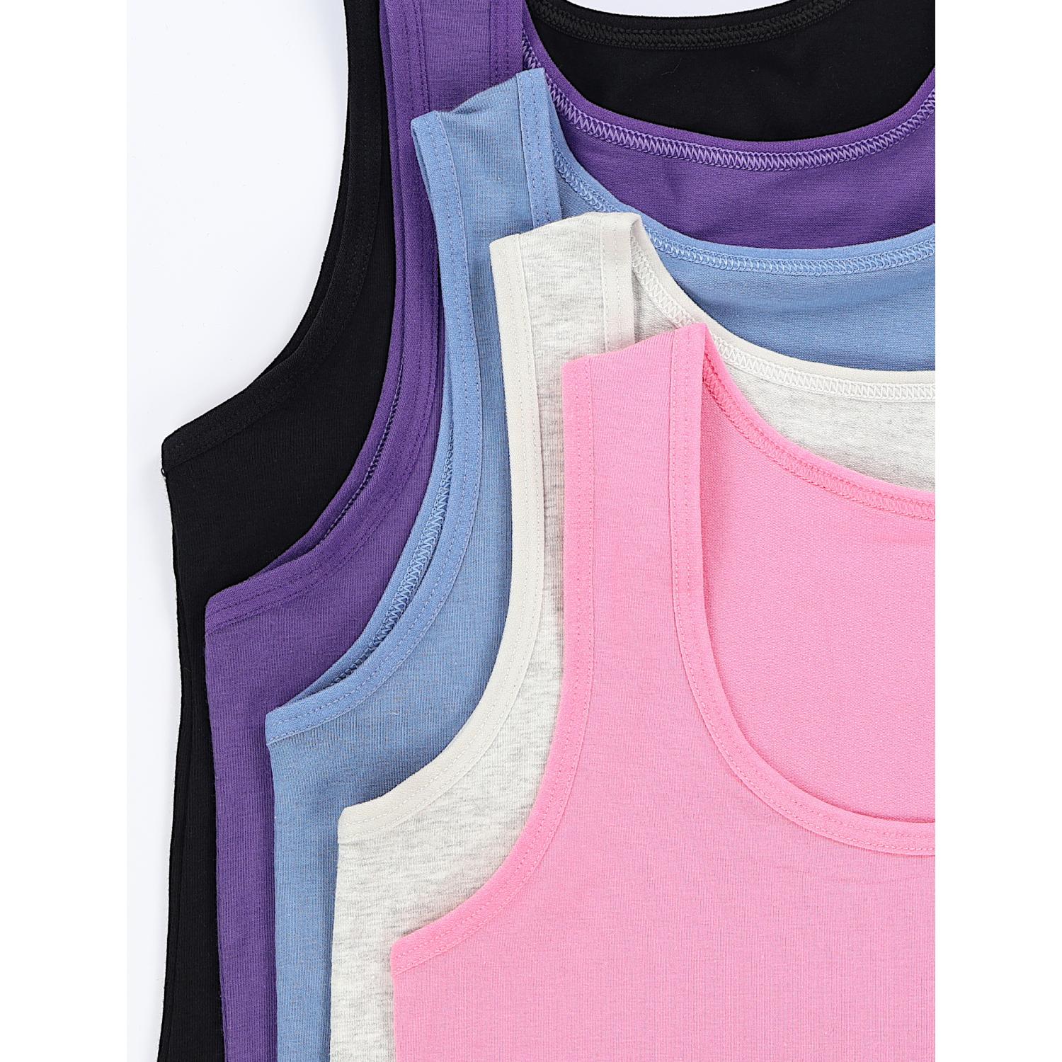 Unterhemd Ärmellos - 5er Set