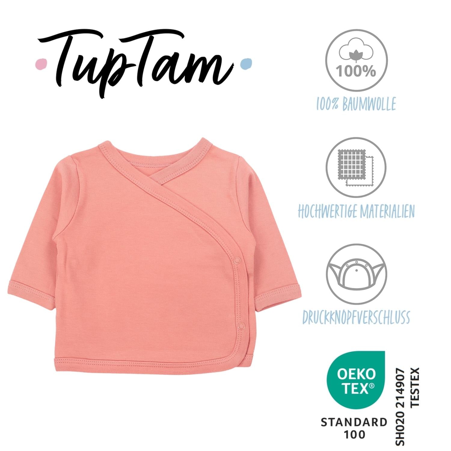 Langarm Wickelshirt- 5er Set