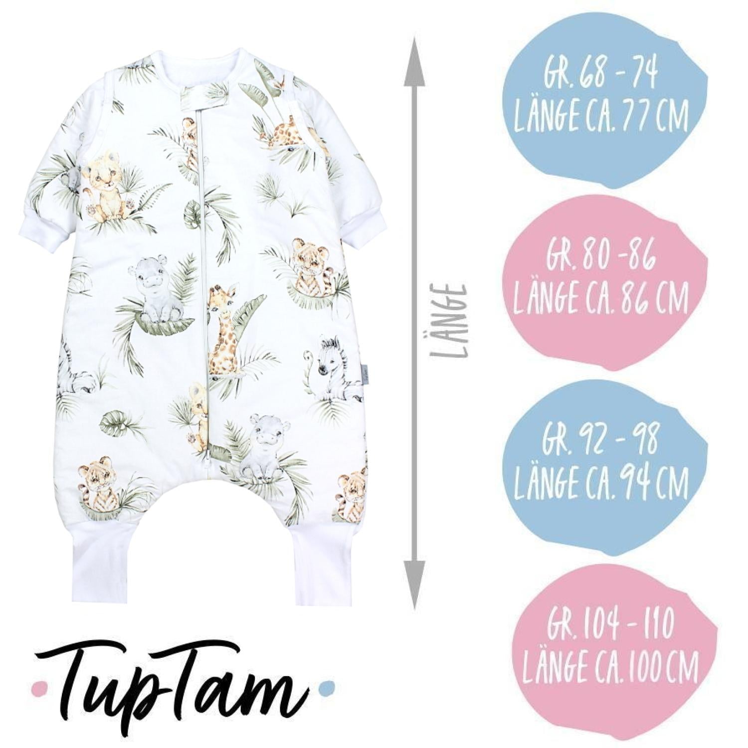 Schlafsack mit Beinen und Ärmeln, Winterschlafsack 2,5 TOG