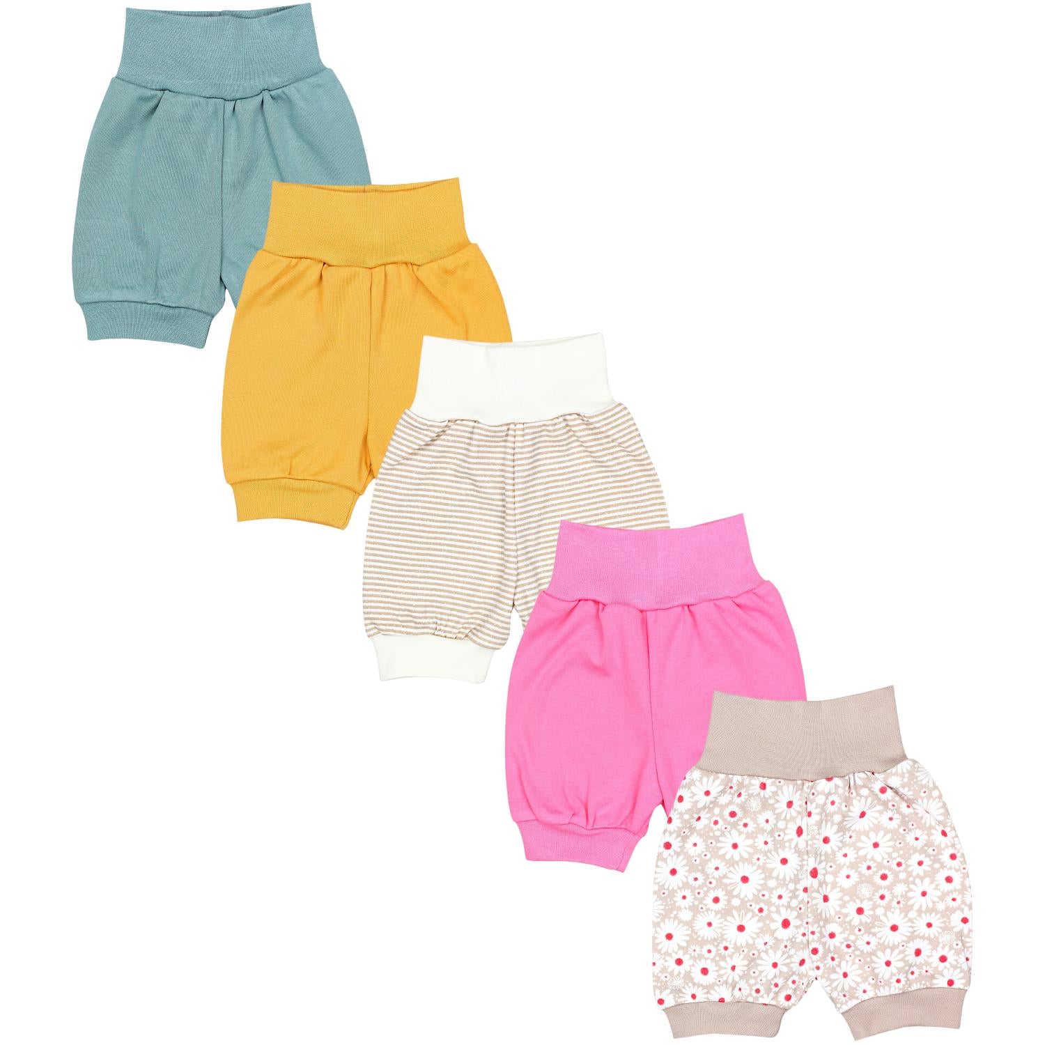 Pumphose kurz - 5er Set