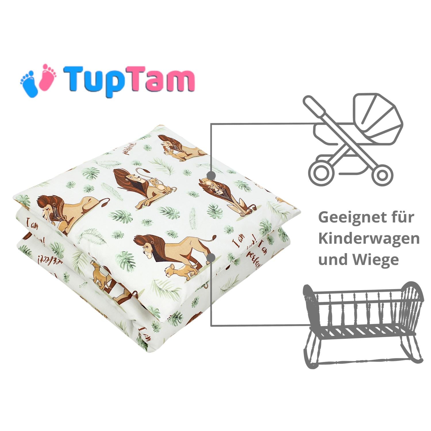 Baby Bettdecken Wiegenset (4-teilig)