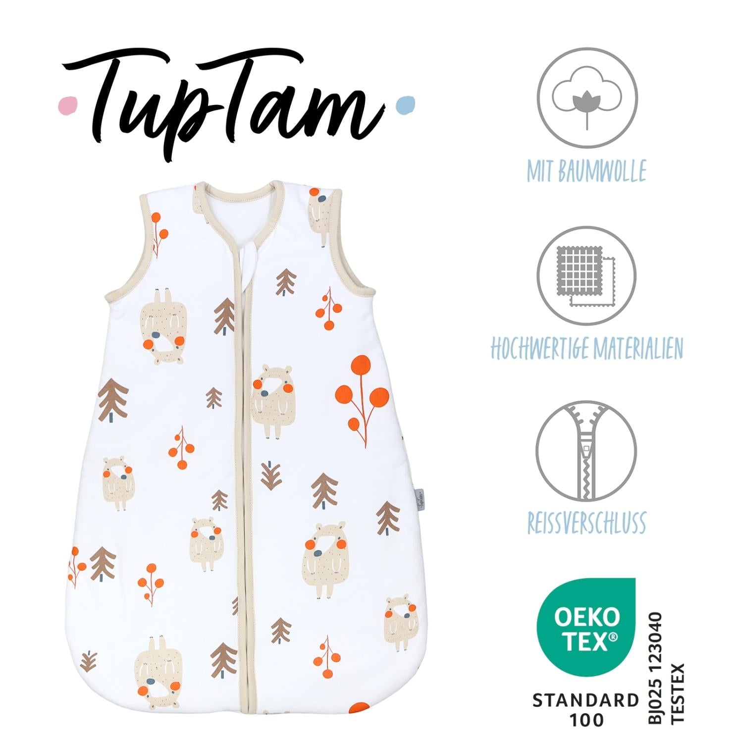 Kugelschlafsack ohne Ärmel 2,5 TOG