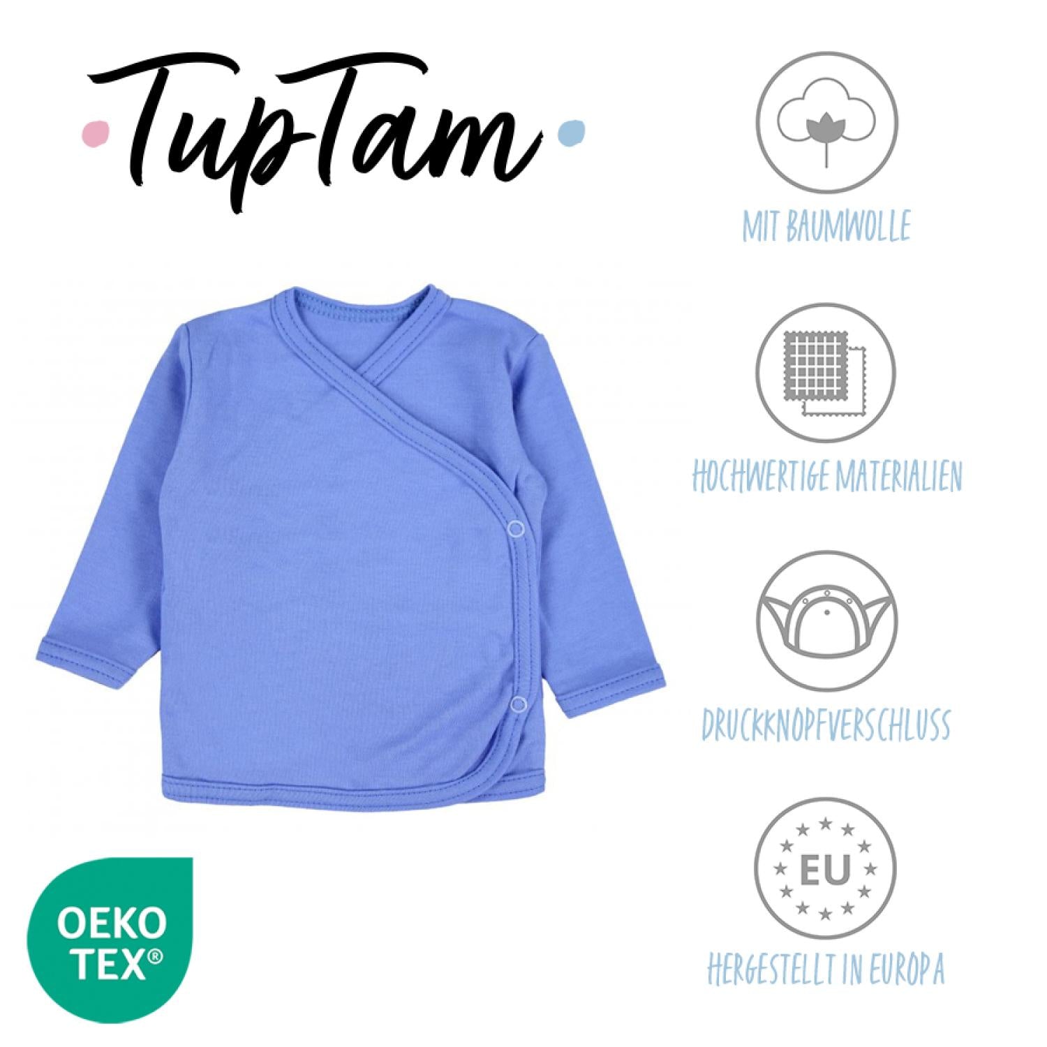 Langarm- Wickelshirt - 5er Set