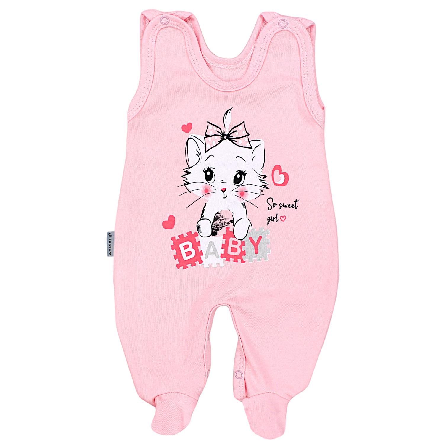 Strampler mit Aufdruck- 5er Pack