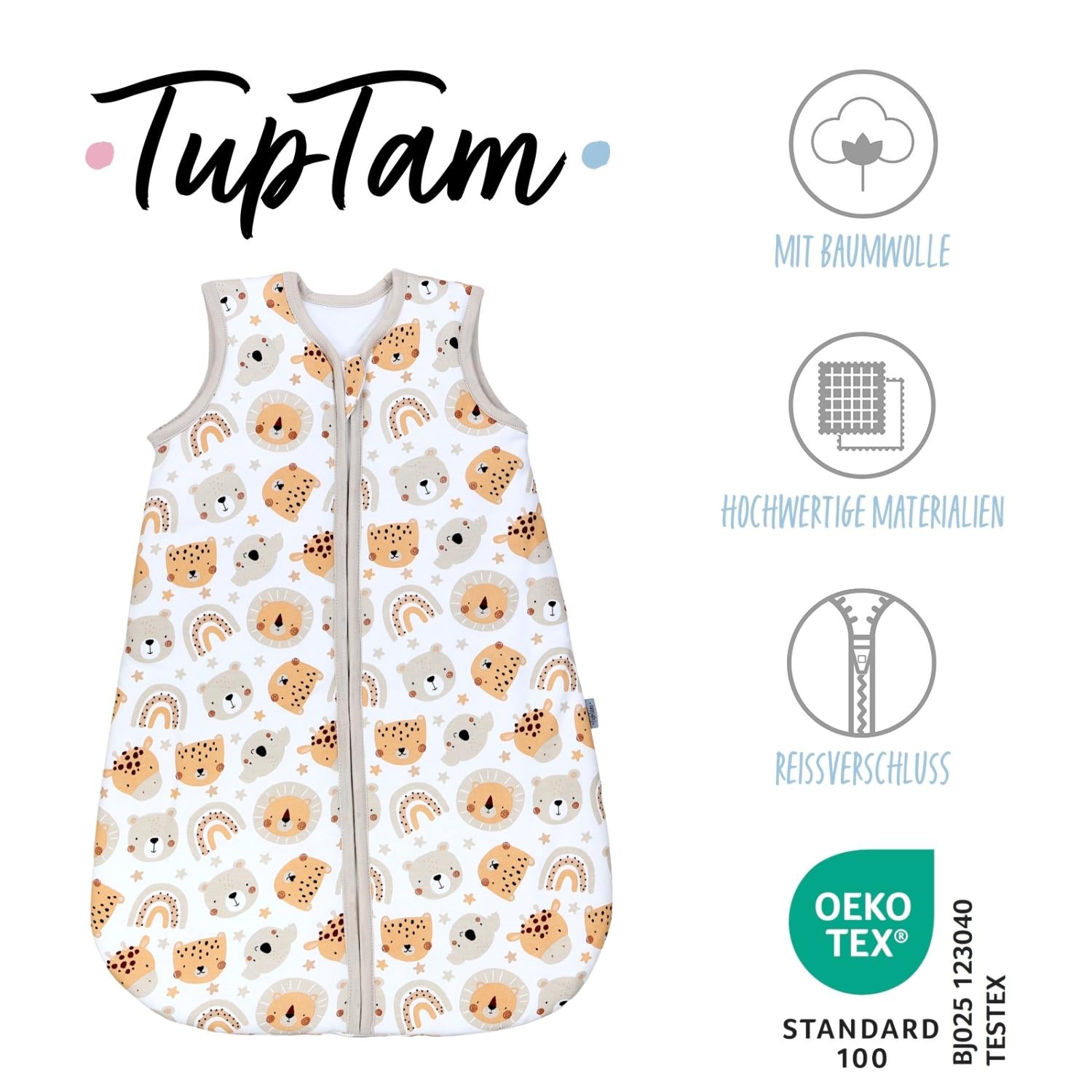 Kugelschlafsack ohne Ärmel 2,5 TOG