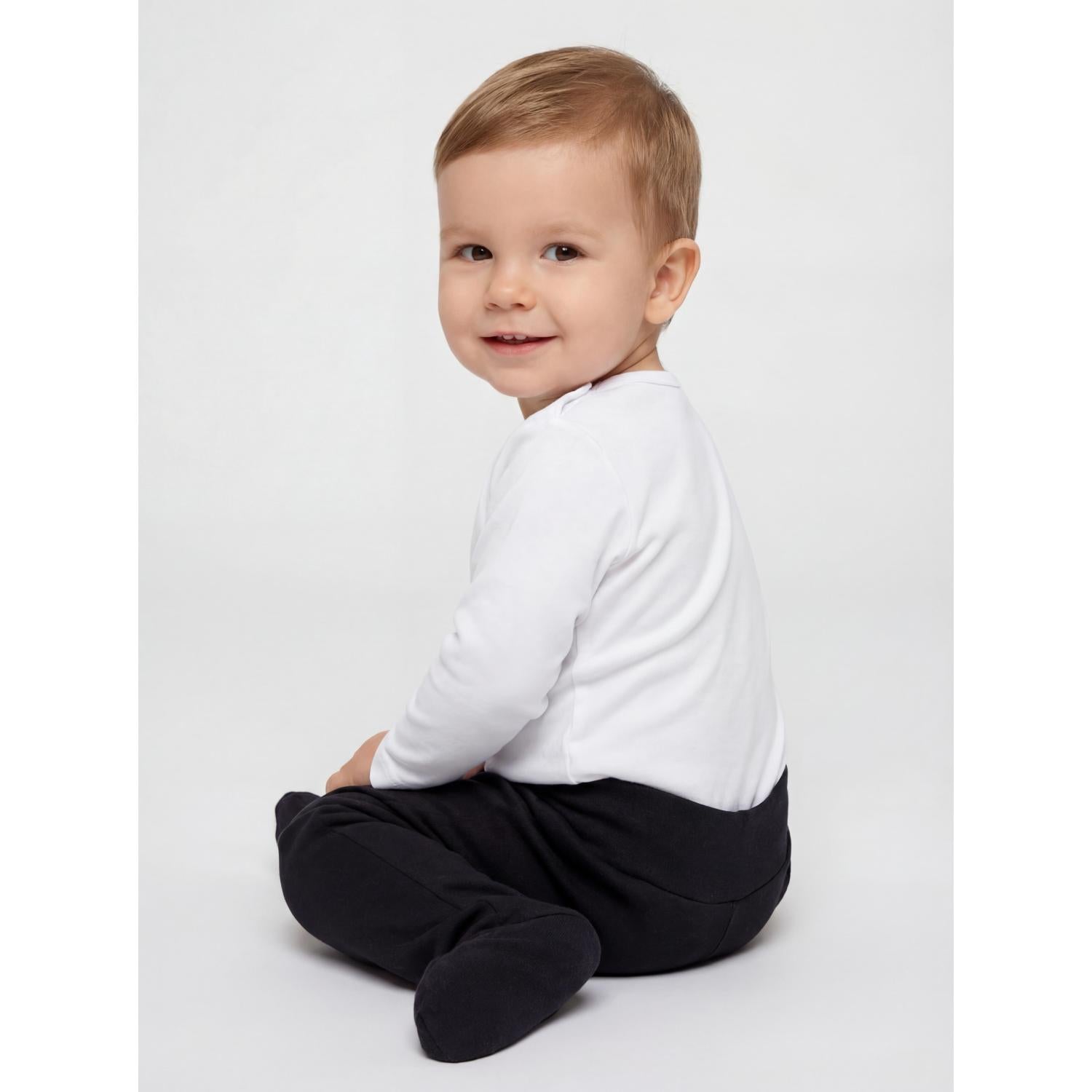 Strampelhose mit Fuß - 5er Set