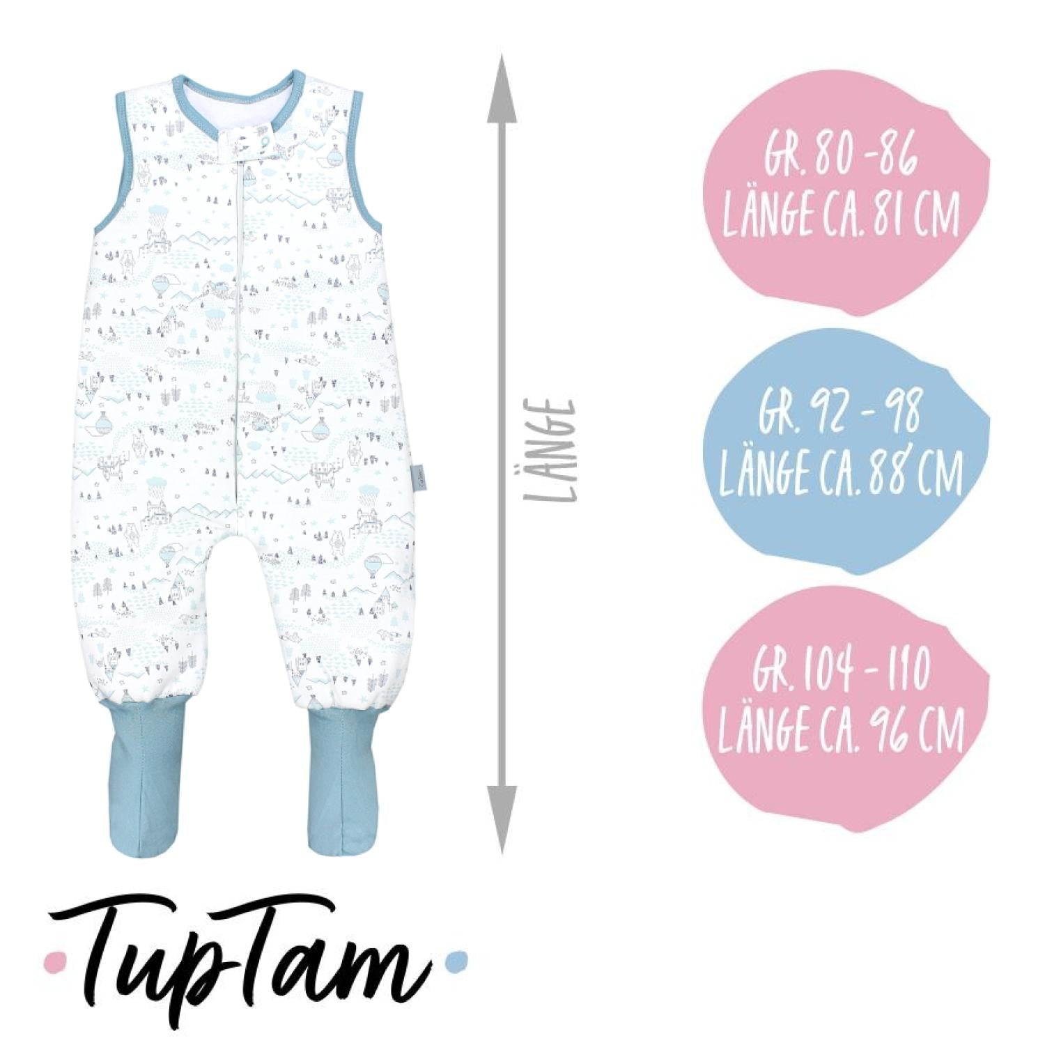 Schlafsack mit Füßen 2.5 TOG