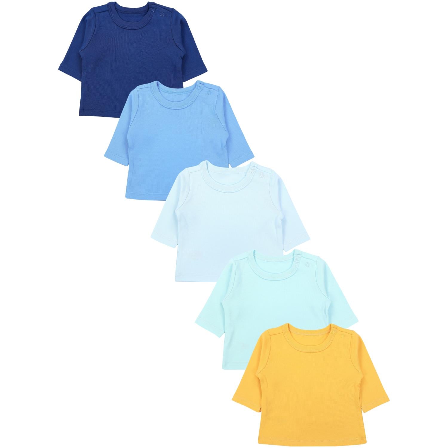 Langarmshirt - 5er Set
