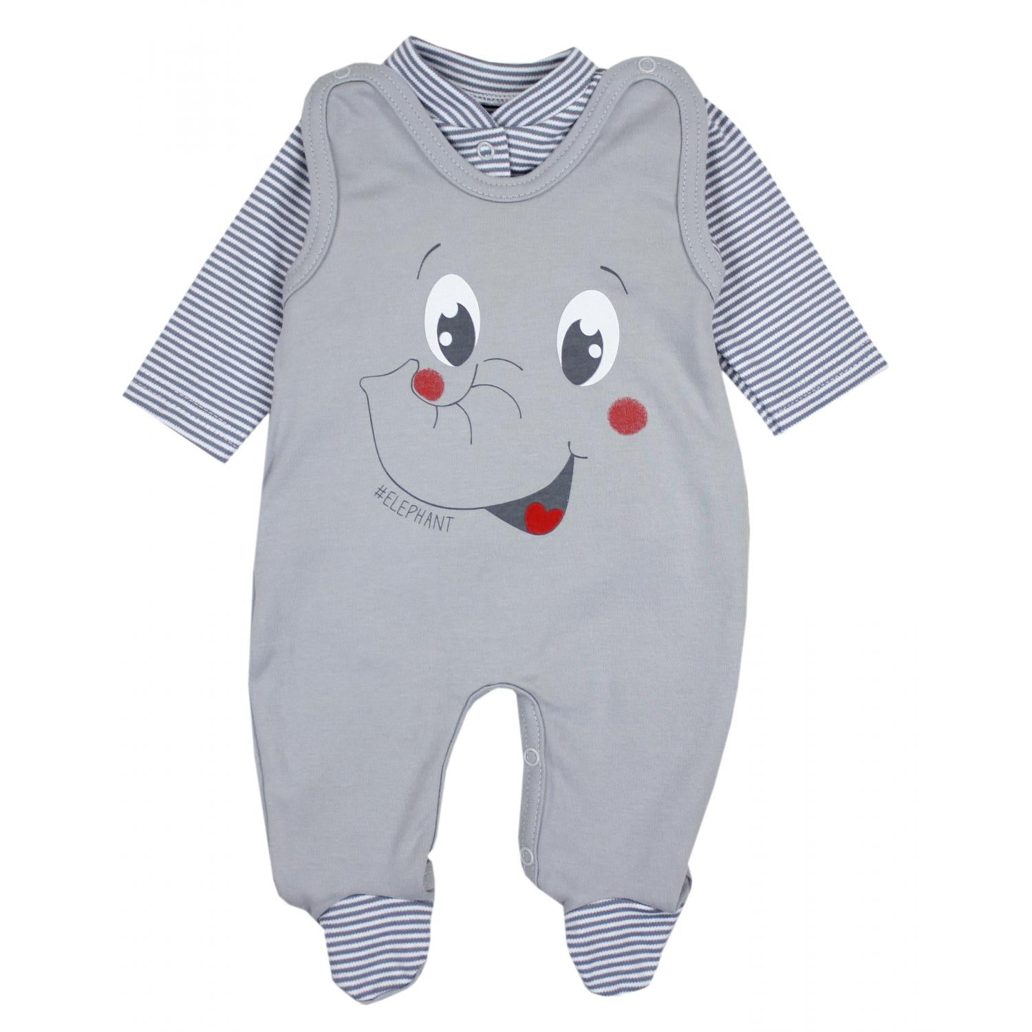 Strampler mit Langarmshirt- Set