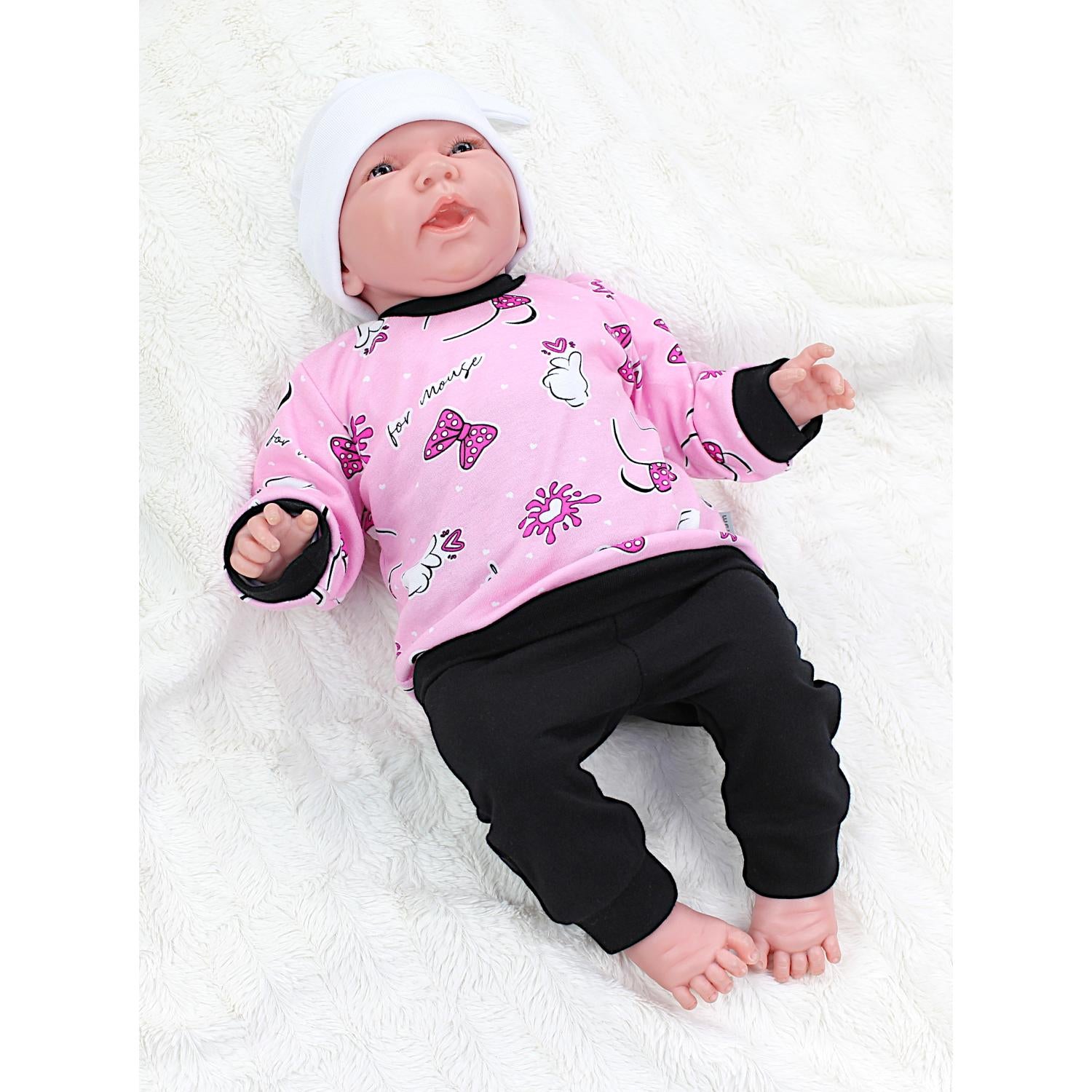 Baby Kleidungsoutfit mit Aufdruck (2-teilig)