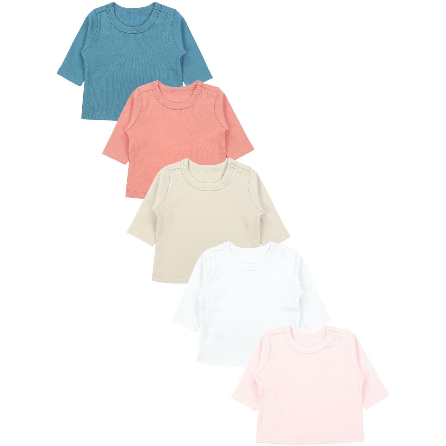 Baby Mädchen Langarmshirt 5er Set