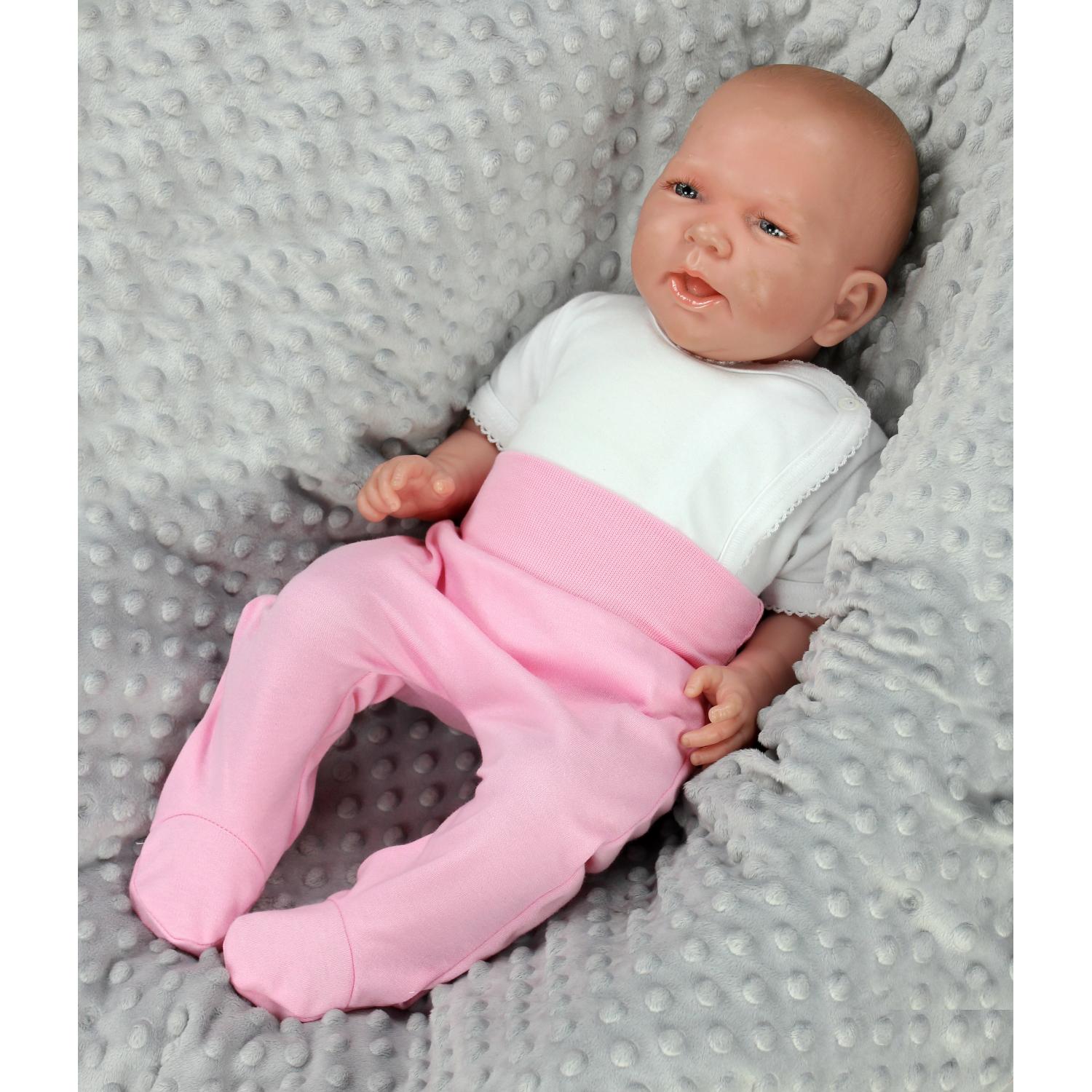 Baby Strampelhose Hose mit Fuß - 3er Set
