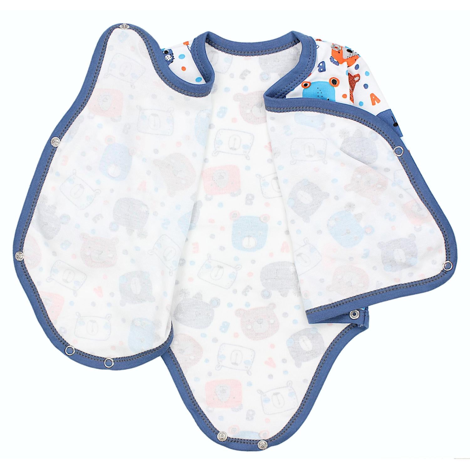 Baby Wickelbody Langarm - 5er Set