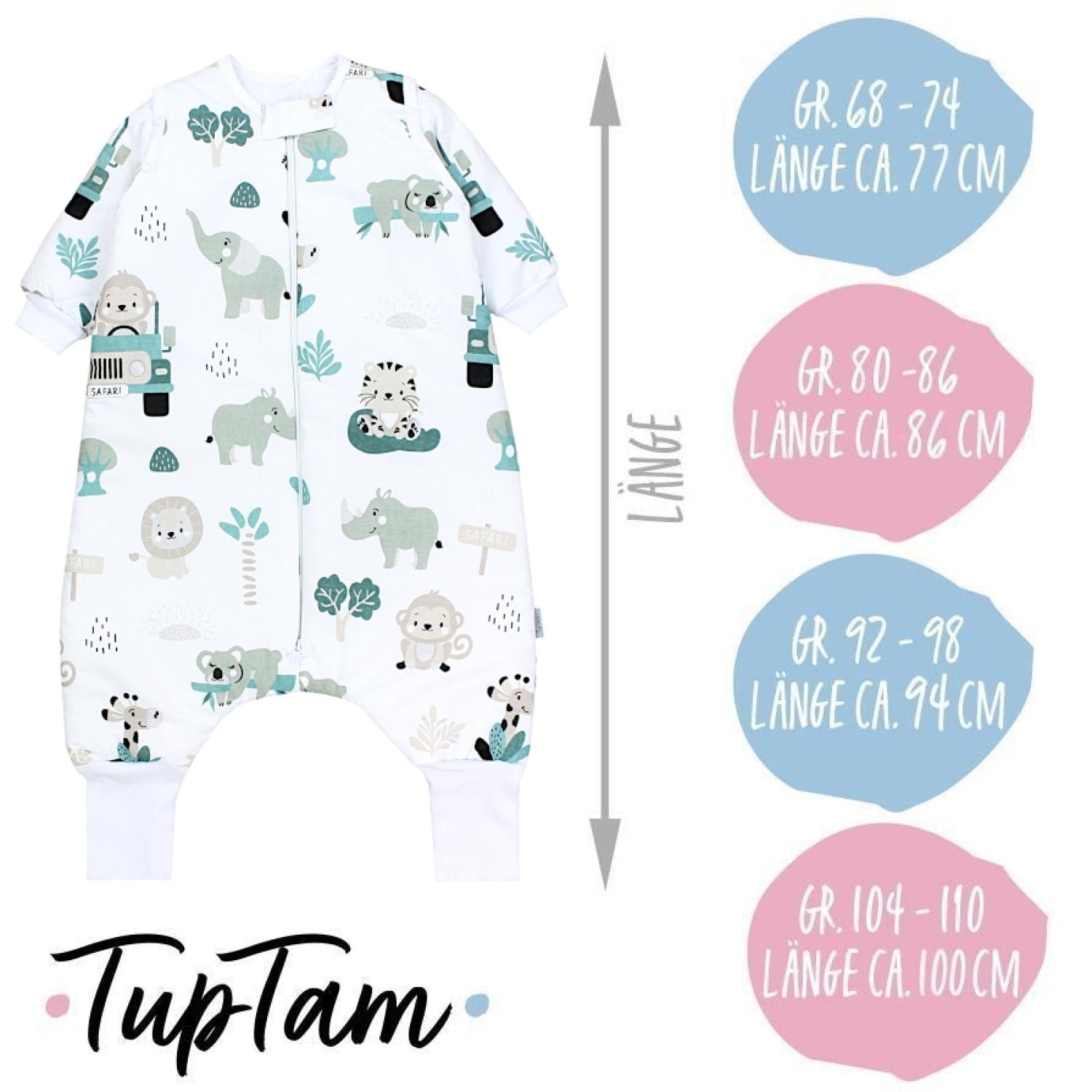 Schlafsack mit Beinen und Ärmeln, Winterschlafsack 2,5 TOG