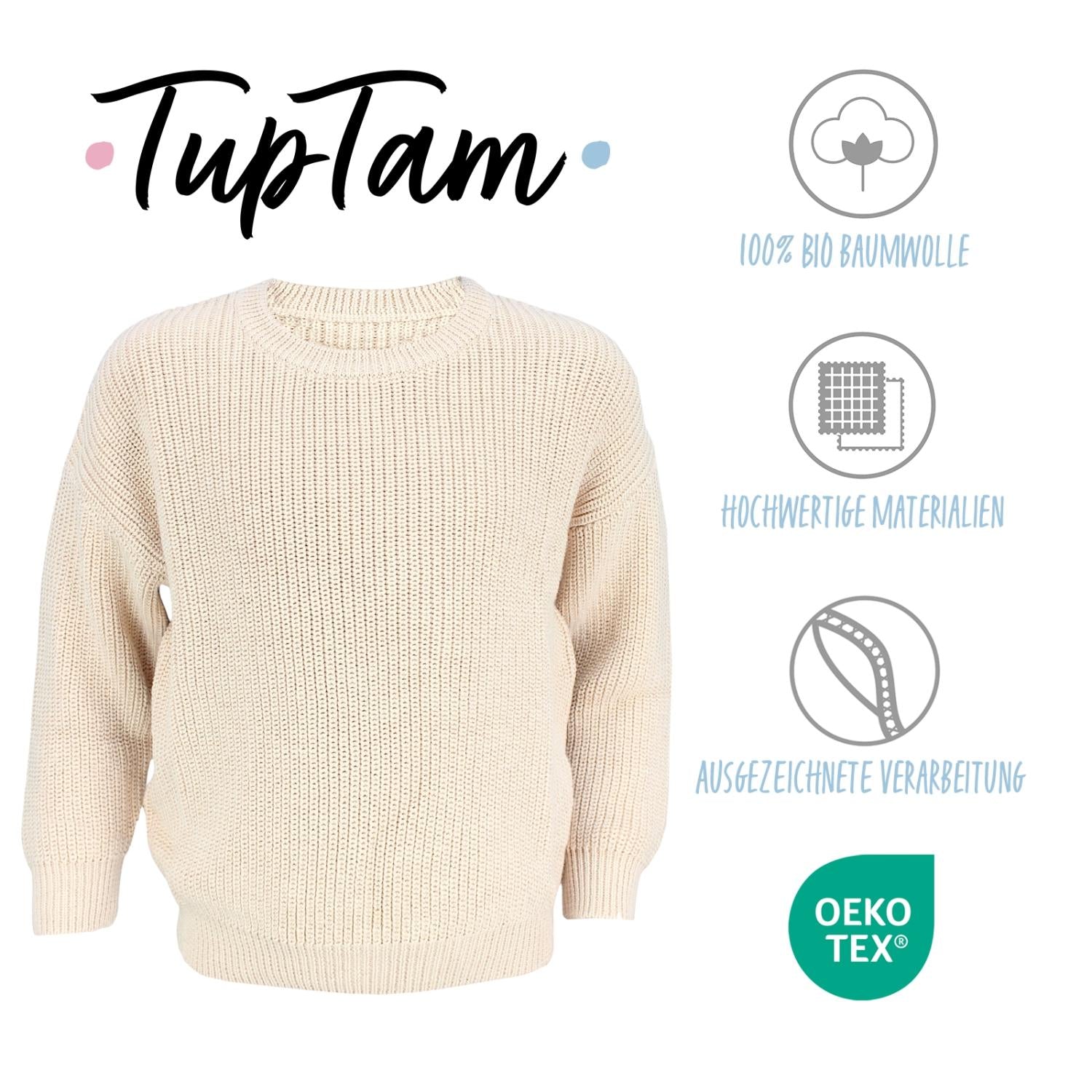 Strickpullover Bio- Baumwolle