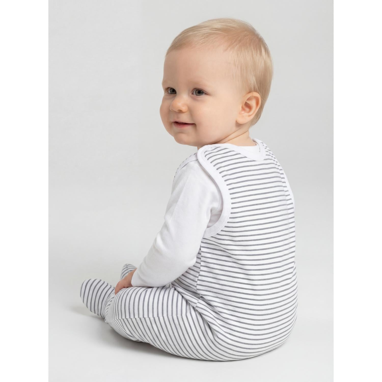 Strampler mit Aufdruck- 5er Pack