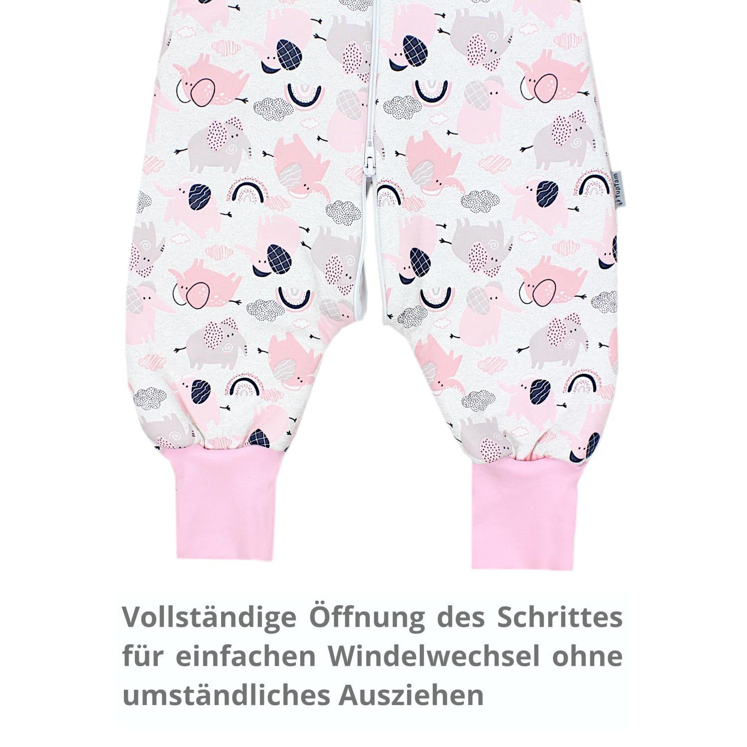 Baby Schlafsack mit Füßen Ganzjahresschlafsack 2,5 Tog