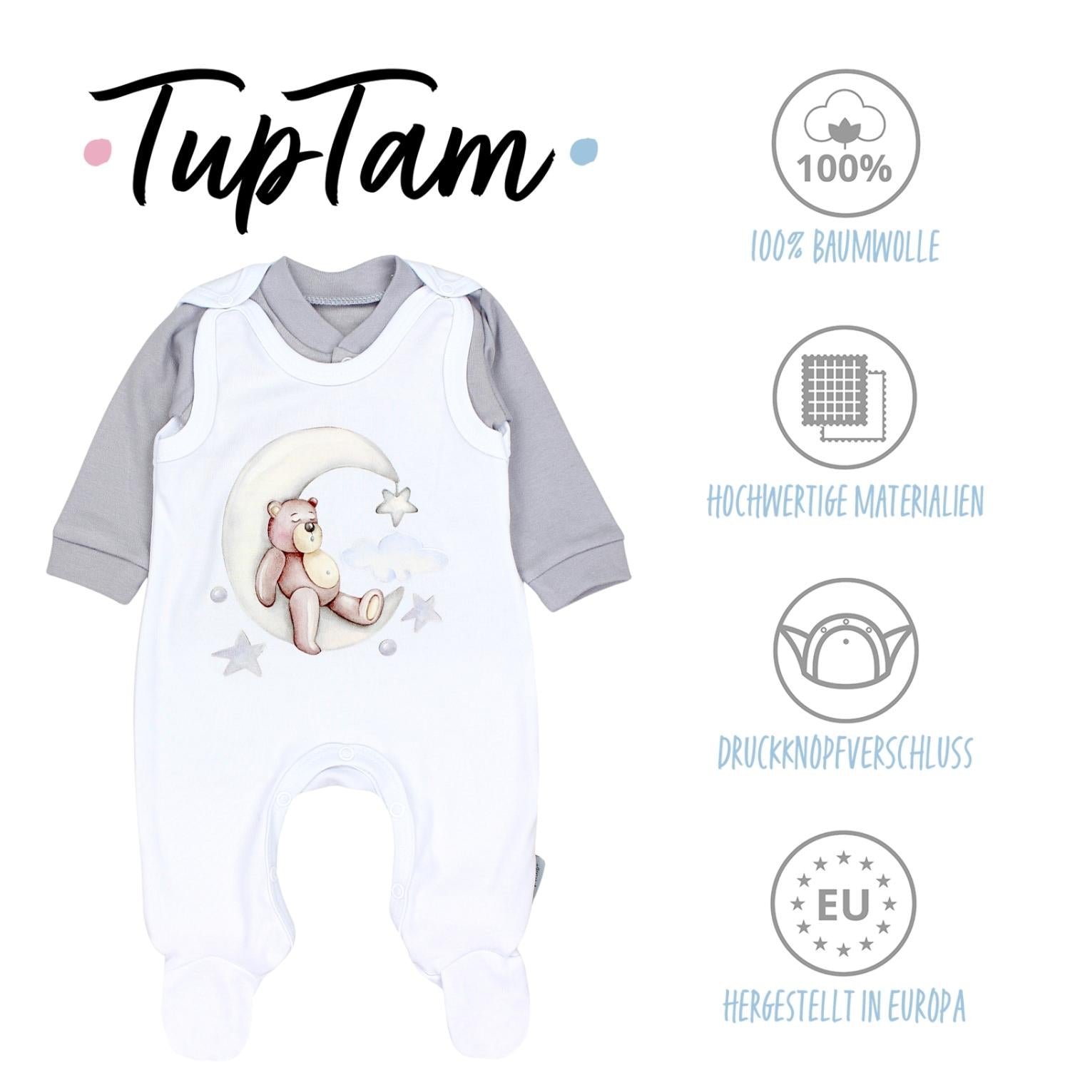 Strampler mit Langarmshirt- Set
