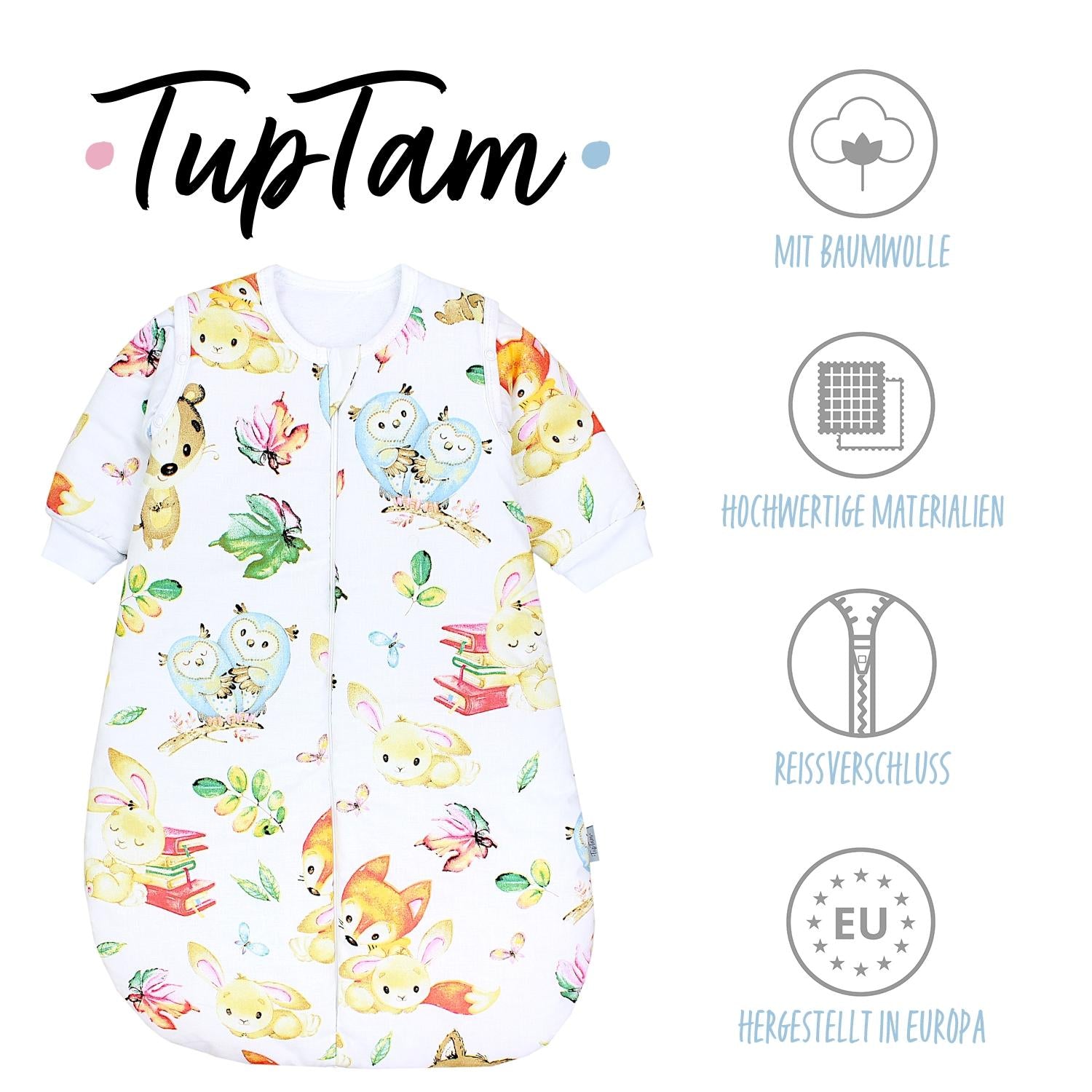 Schlafsack mit abnehmbaren Ärmeln 2.5 TOG