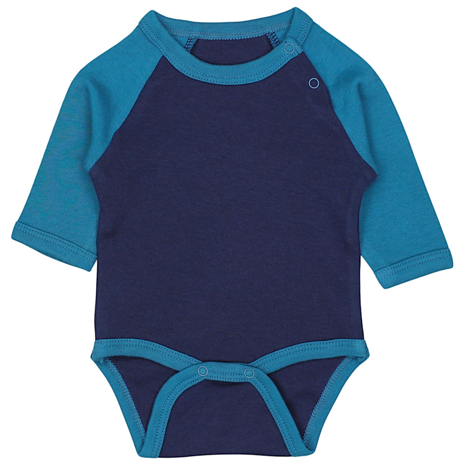 Langarm- Body mit Aufdruck - 5er Set