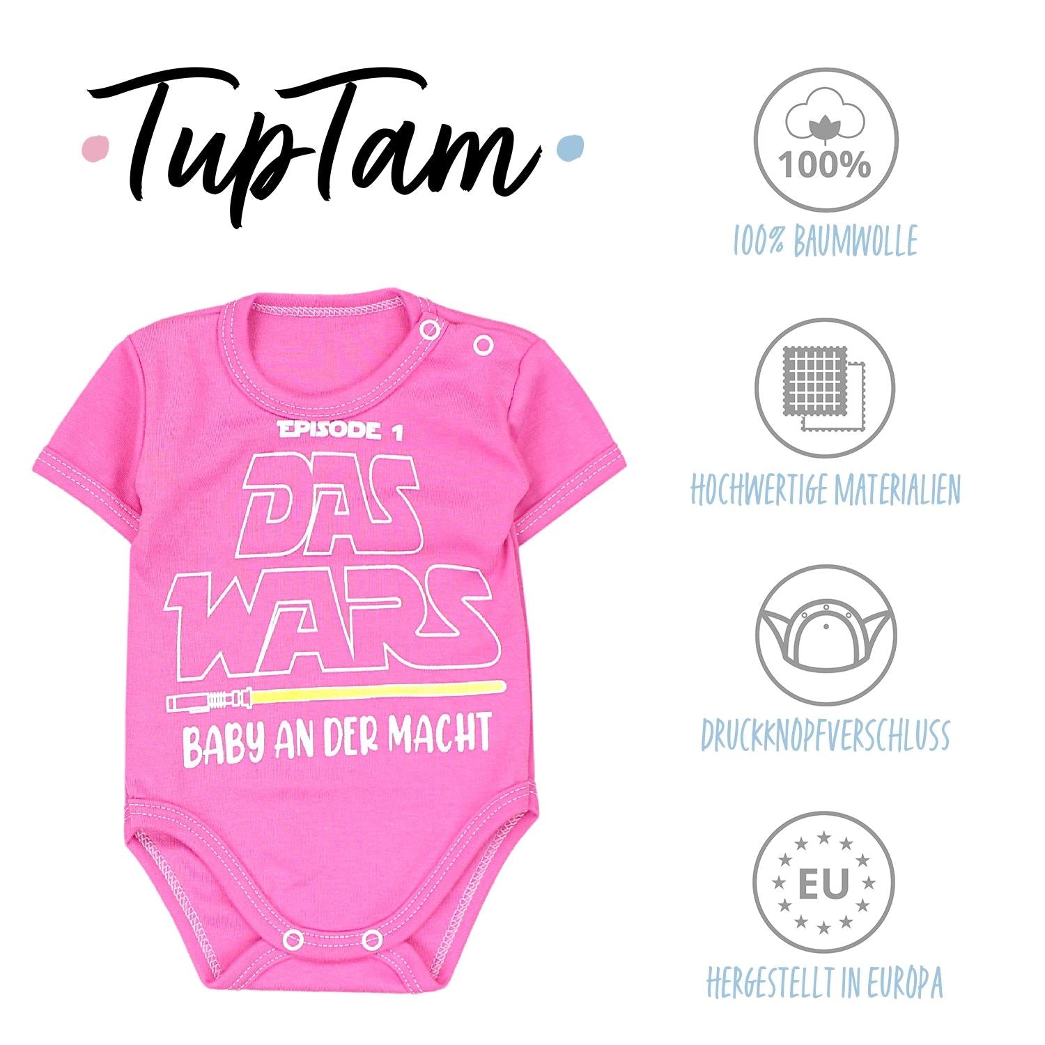 Baby Kurzarm Body mit Aufdruck