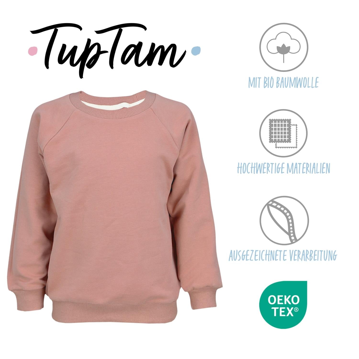 Sweatshirt Bio- Baumwolle