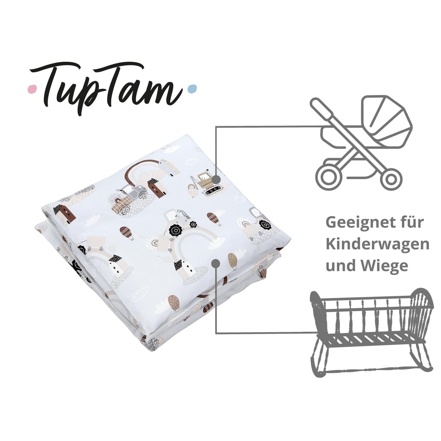 Bettdeckenset (4-teilig)