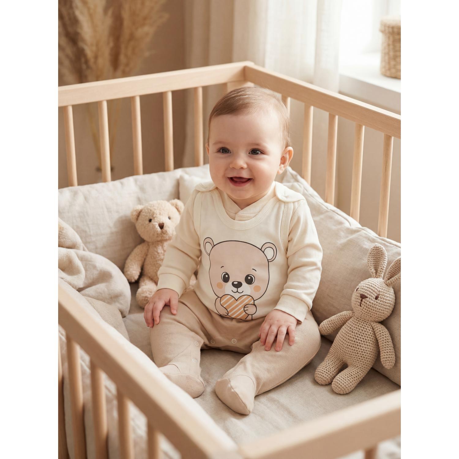 Strampler mit Langarmshirt- Set
