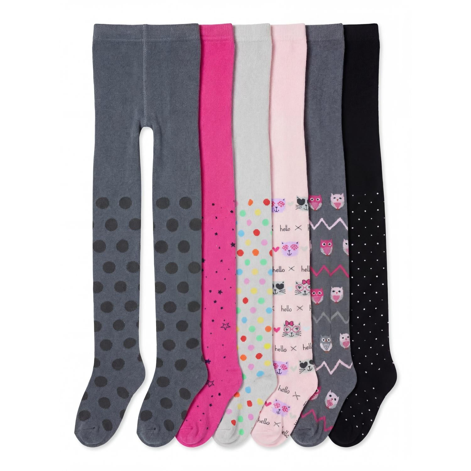 Strickstrumpfhosen- 6er Set