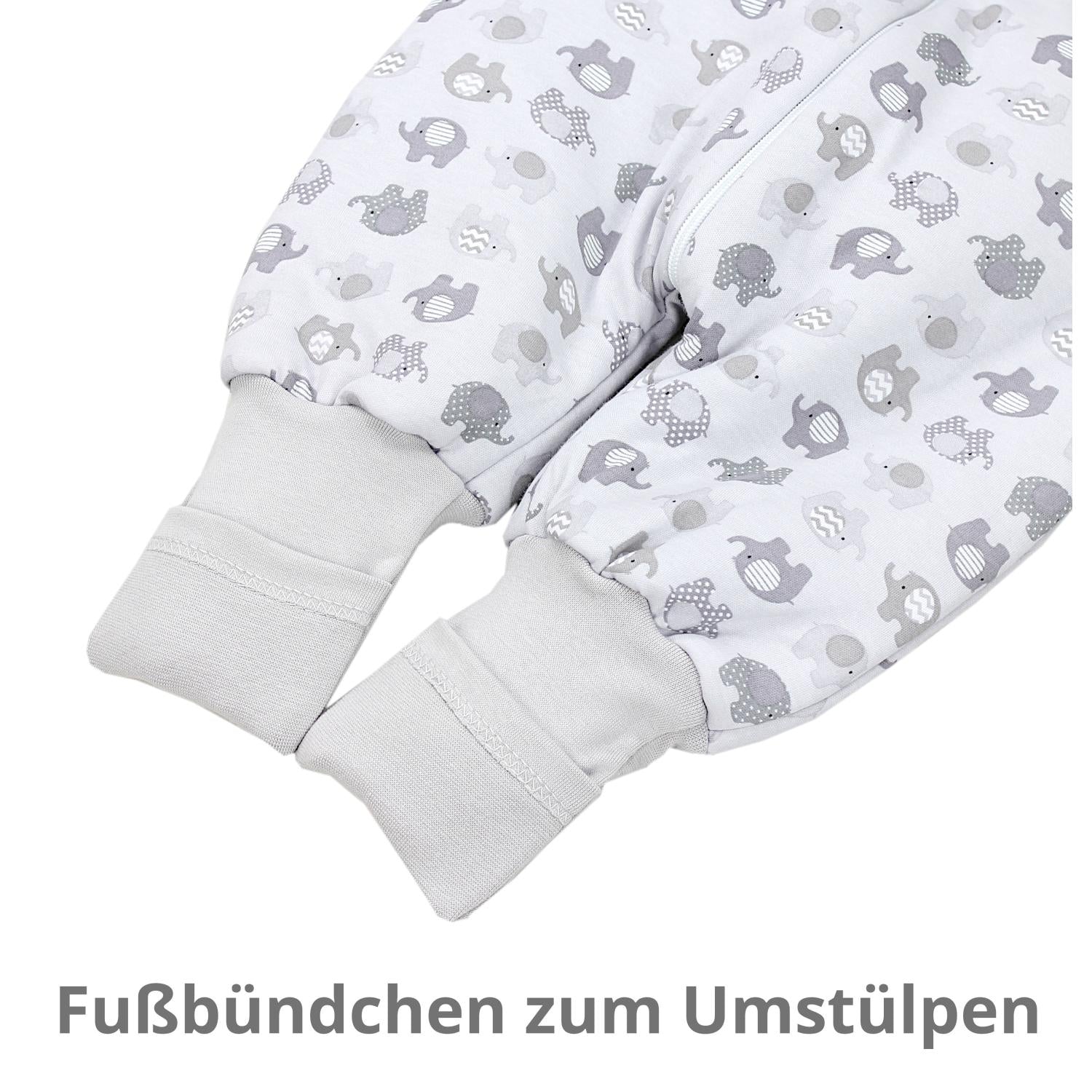 Baby Schlafsack mit Füßen Ganzjahresschlafsack 2,5 Tog