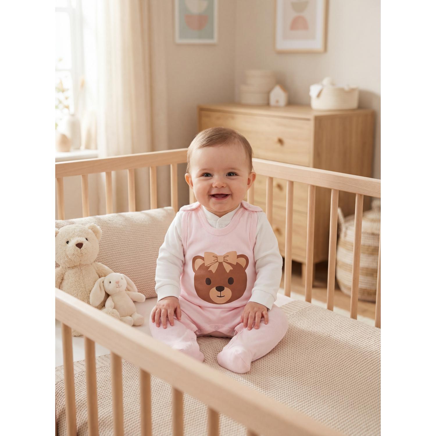 Strampler mit Langarmshirt- Set