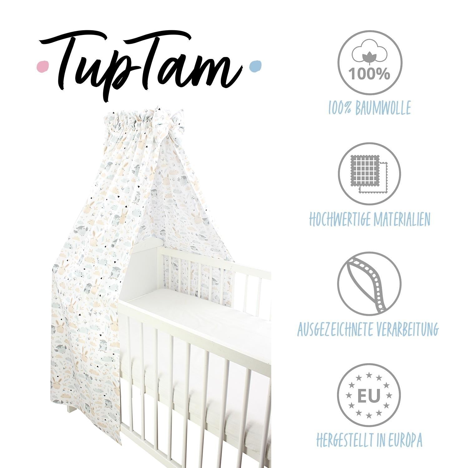 Babybett Himmel mit Schleifchen