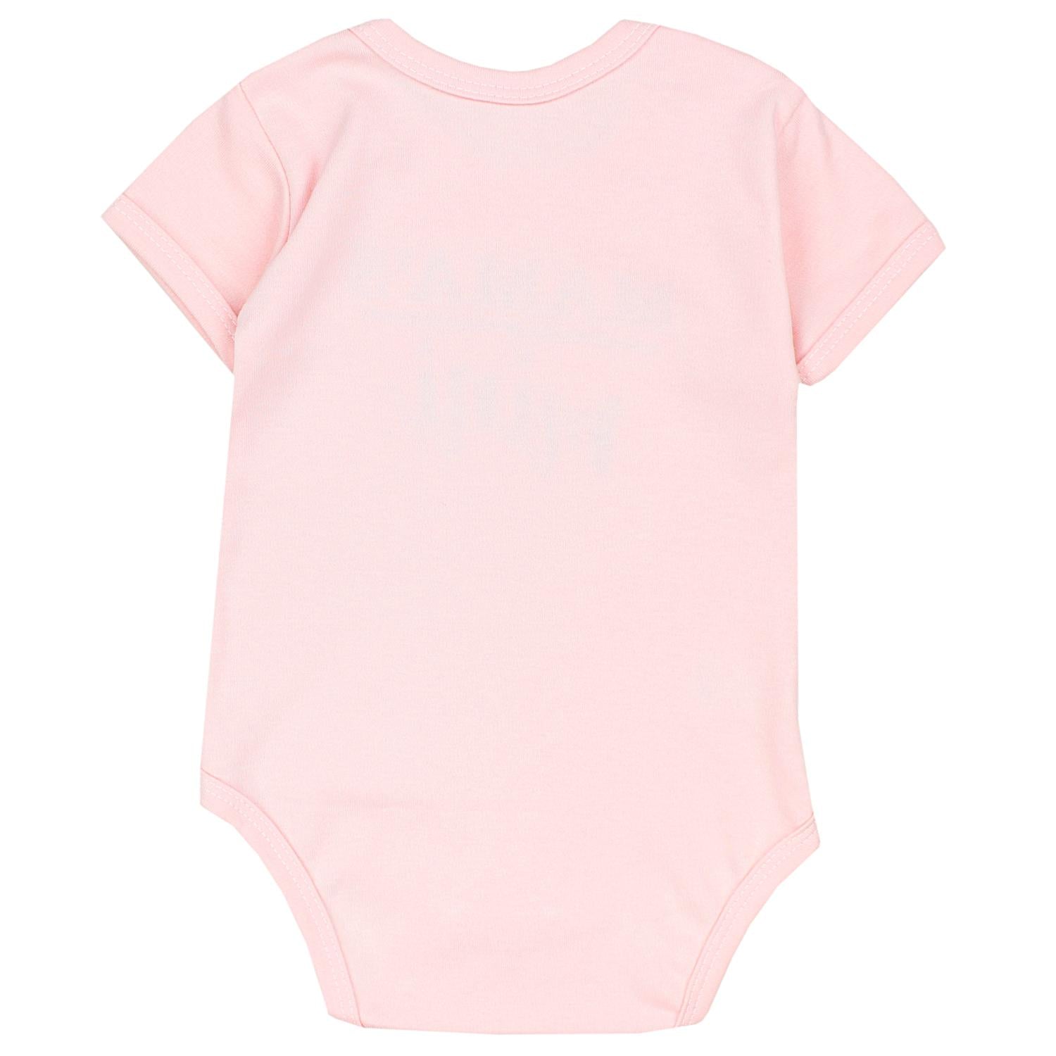 Baby Body Kurzarm in Unifarben - 5er Set