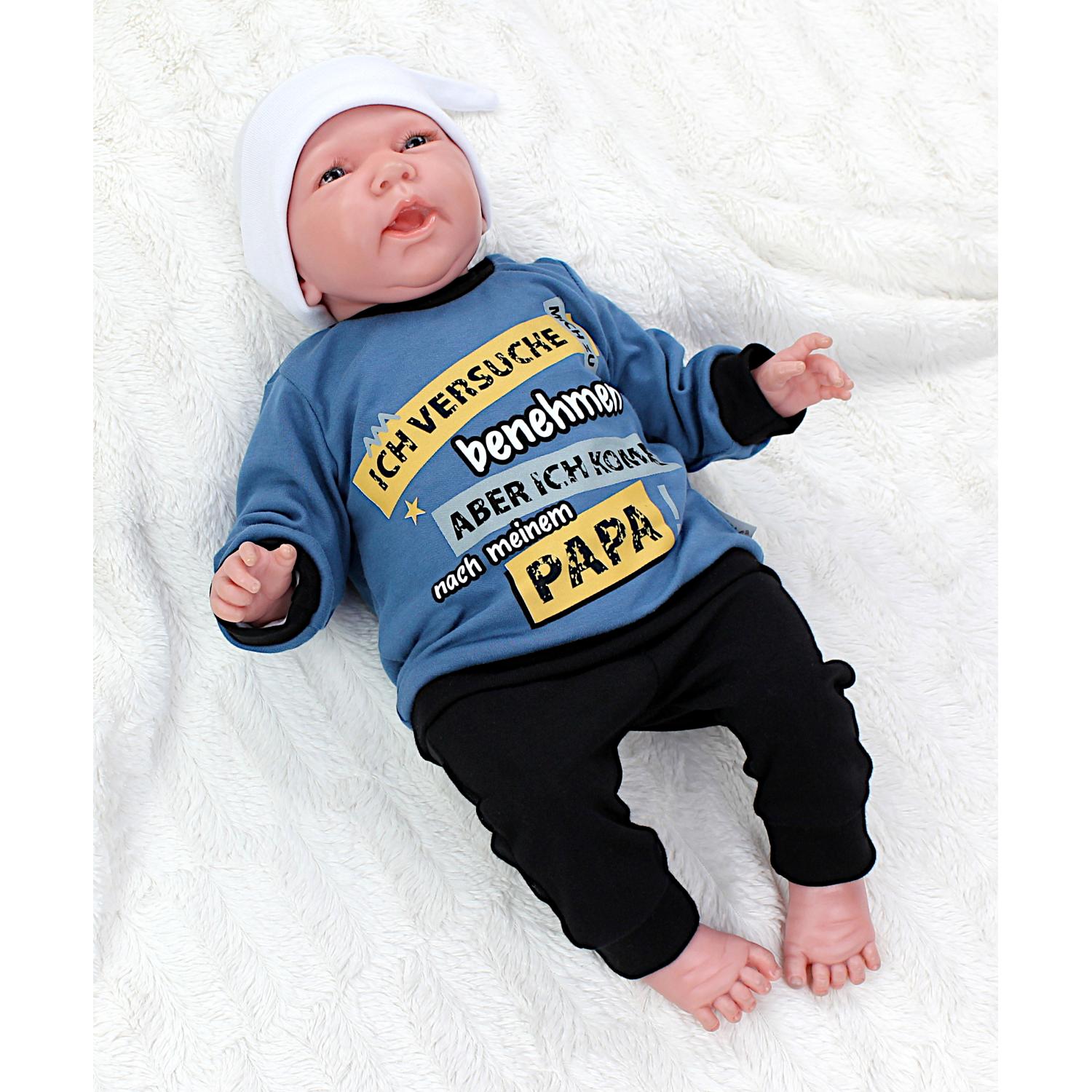 Baby Langarmshirt mit Aufdruck und Hose (2-teilig)