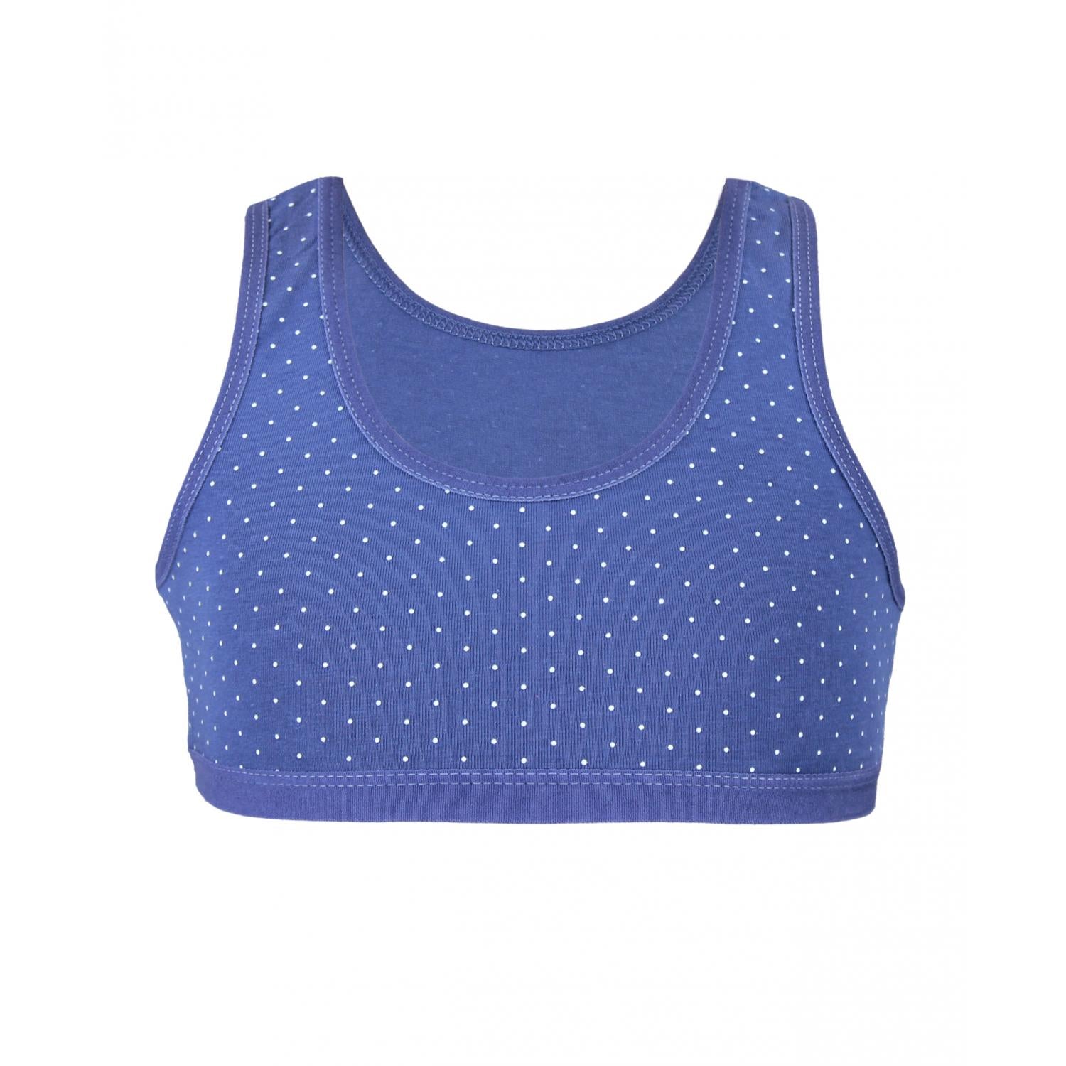 Mädchen Bustier breite Träger- 5er Set