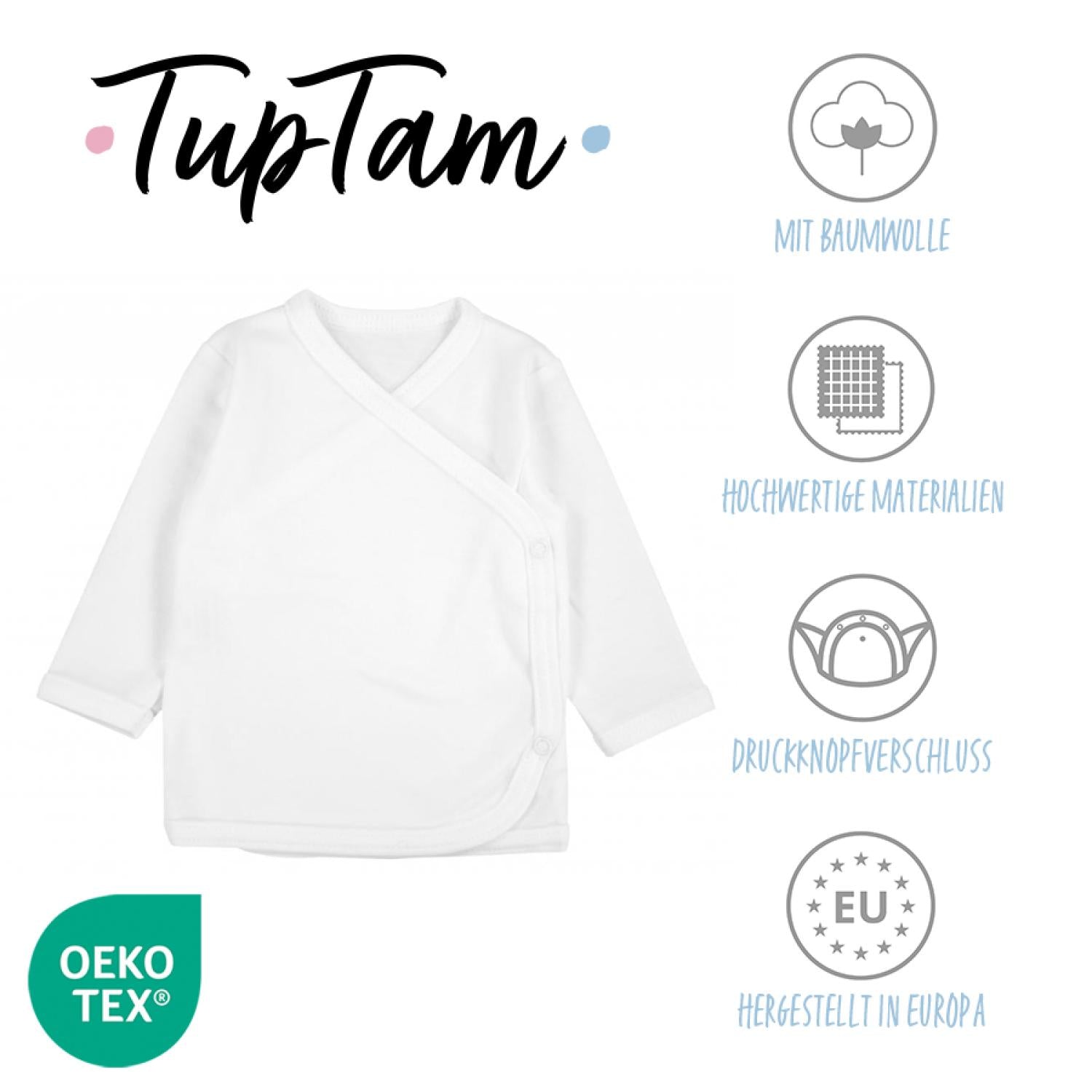 Langarm- Wickelshirt - 5er Set