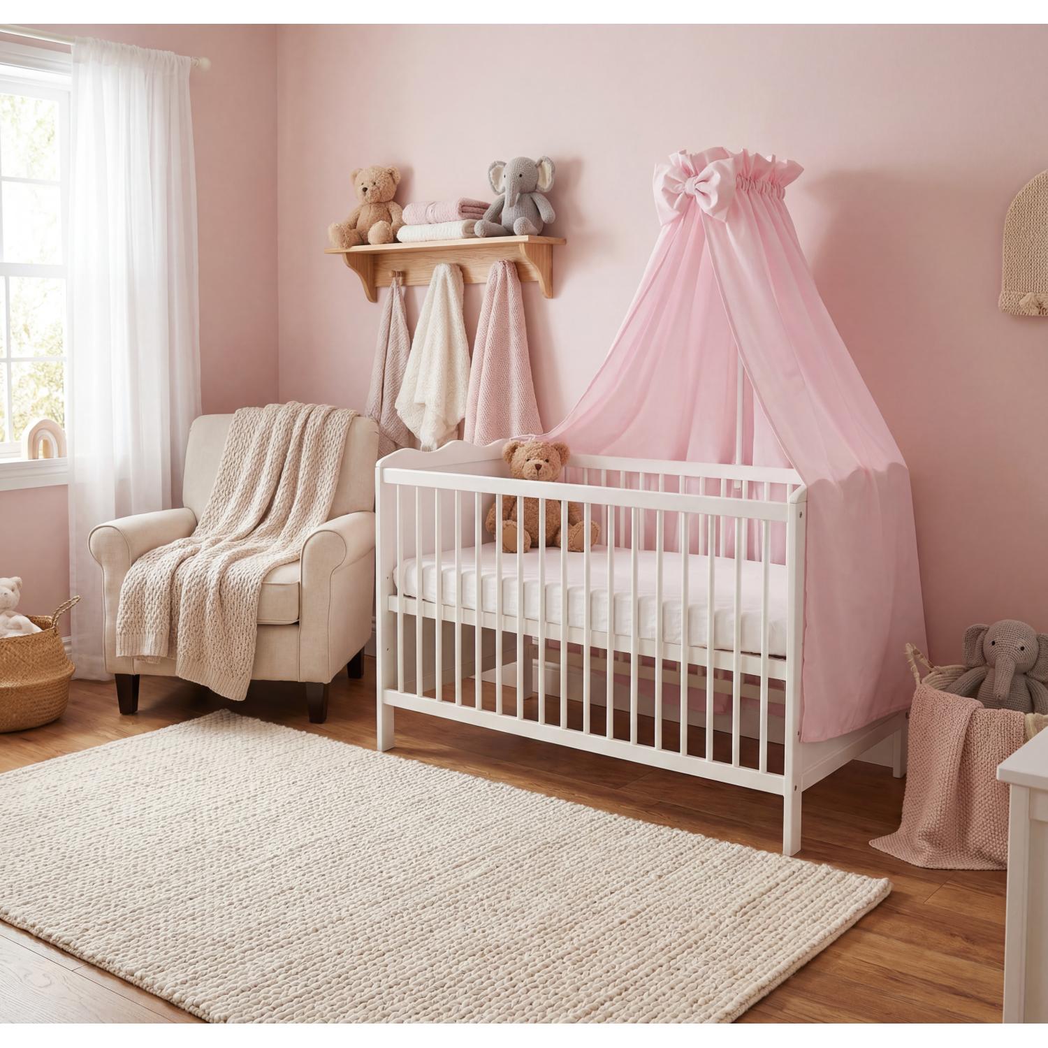 Babybett Himmel mit Schleifchen