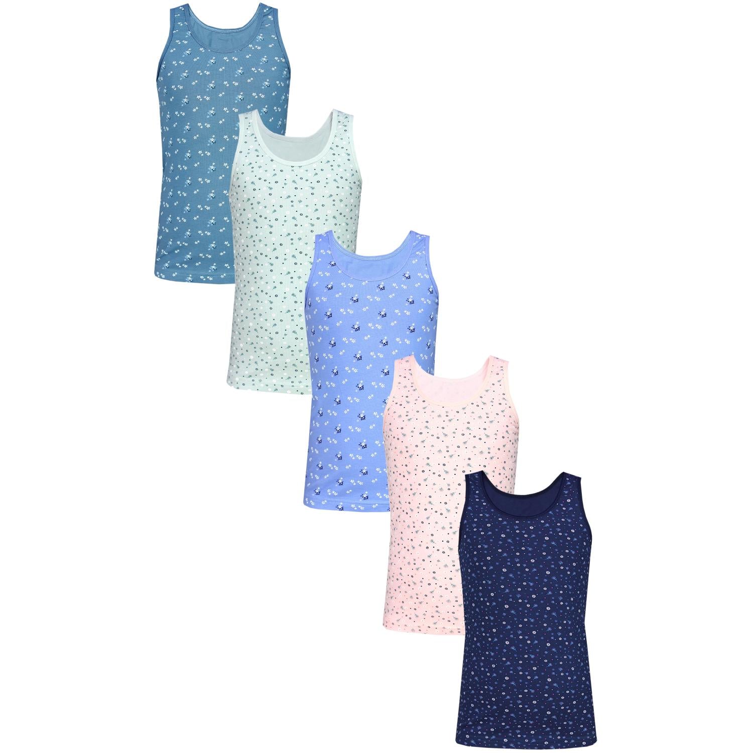 Unterhemd Ärmellos - 5er Set