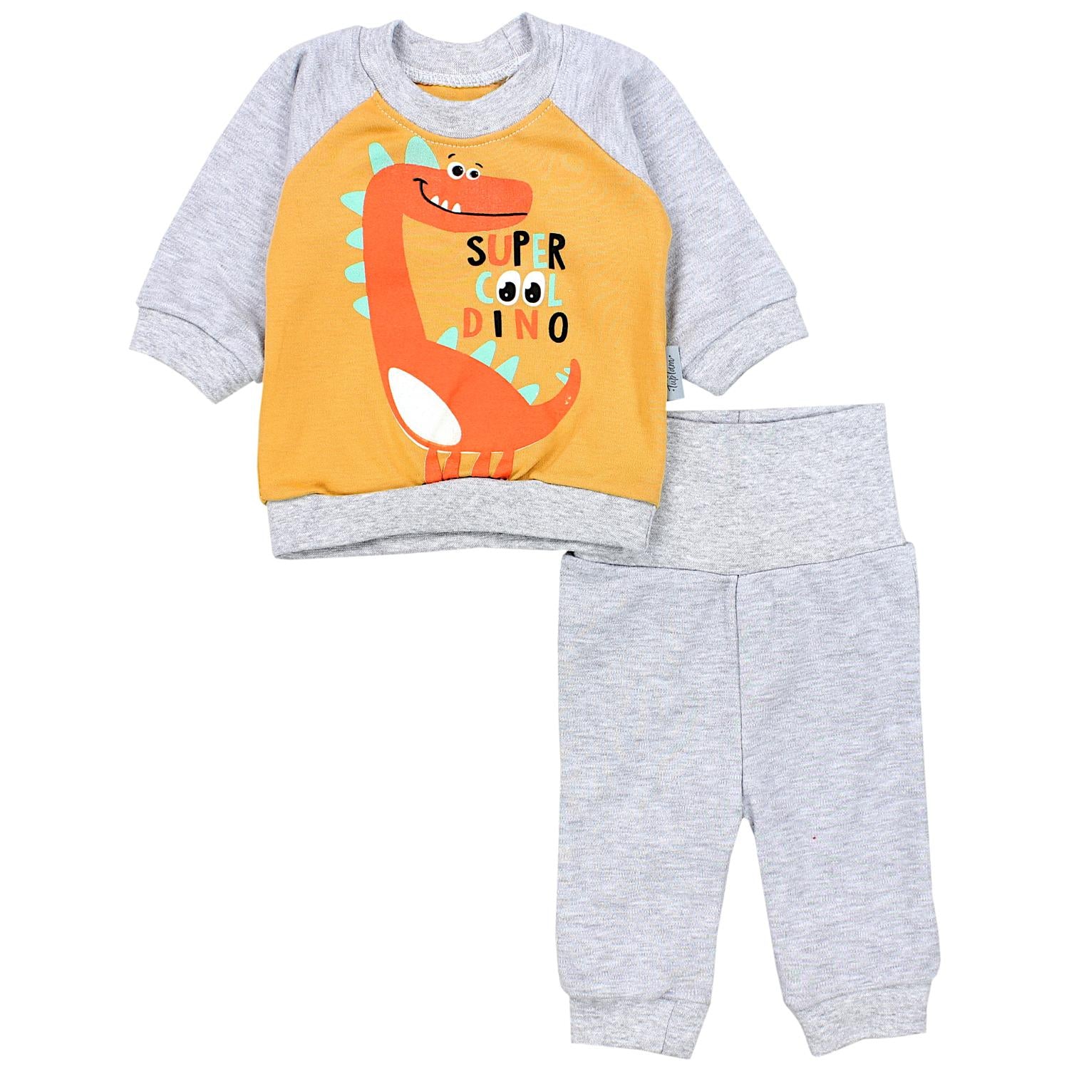 Baby Langarmshirt mit Aufdruck und Hose (2-teilig)