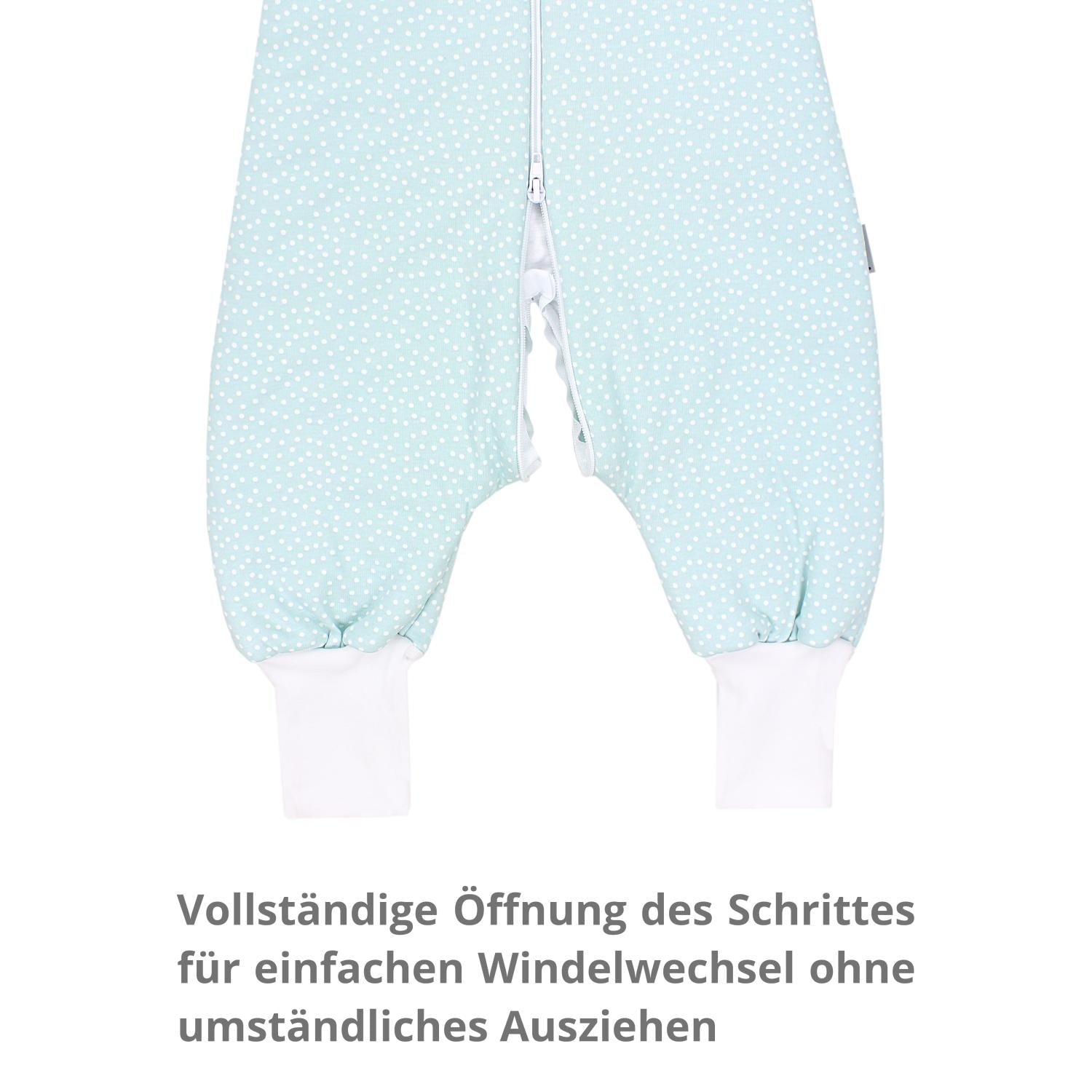 Baby Schlafsack mit Füßen Ganzjahresschlafsack 2,5 Tog