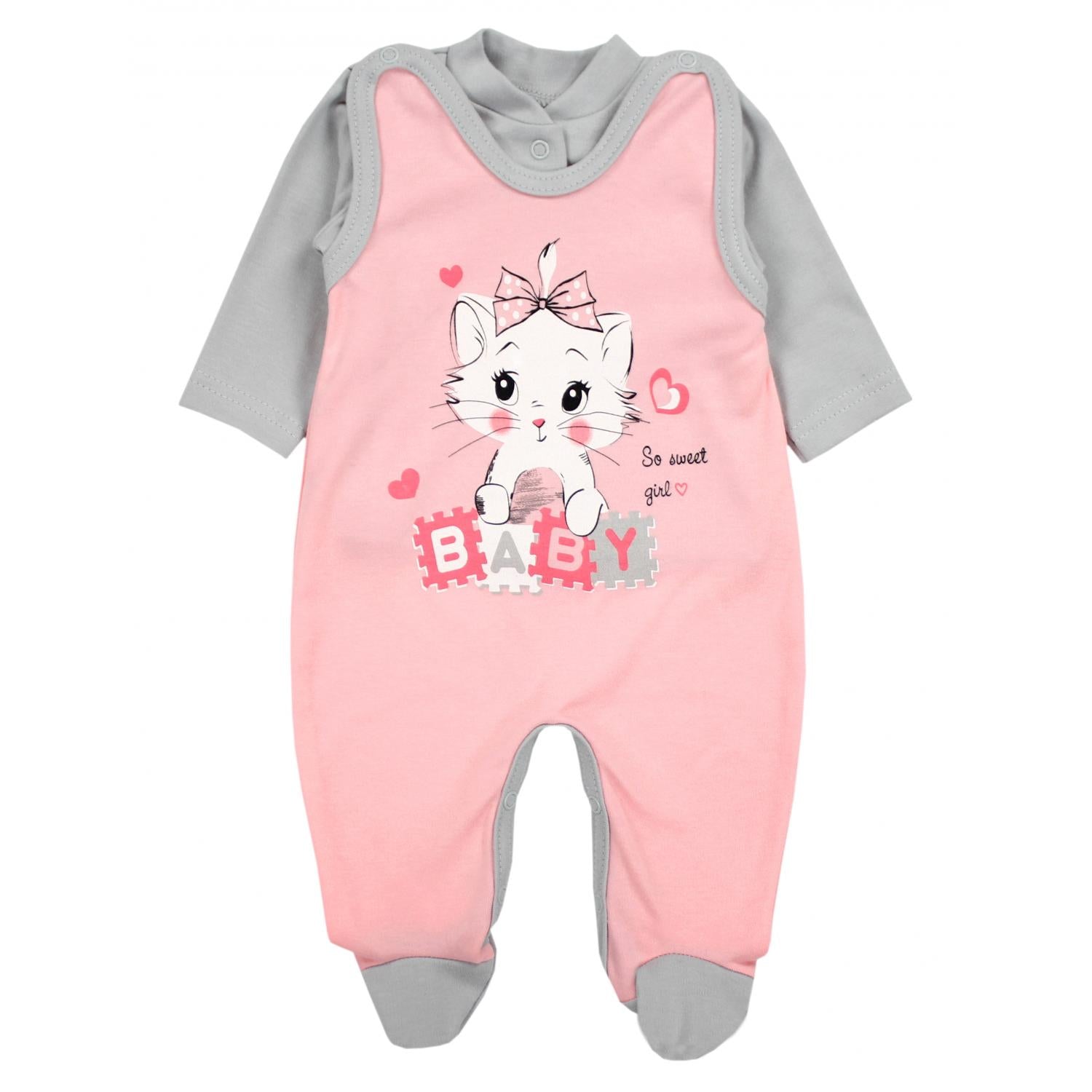 Strampler mit Langarmshirt- Set