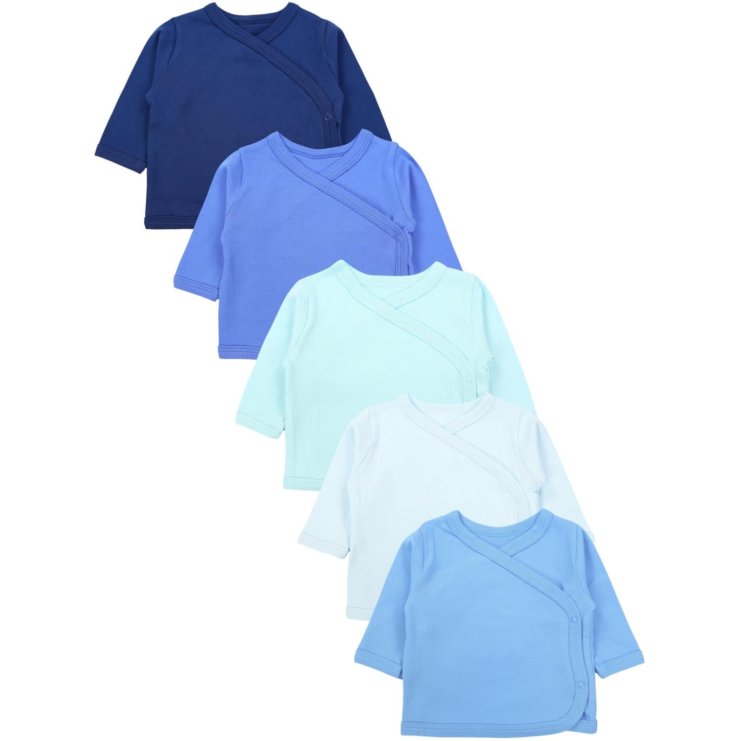 Langarm Wickelshirt - 5er Set