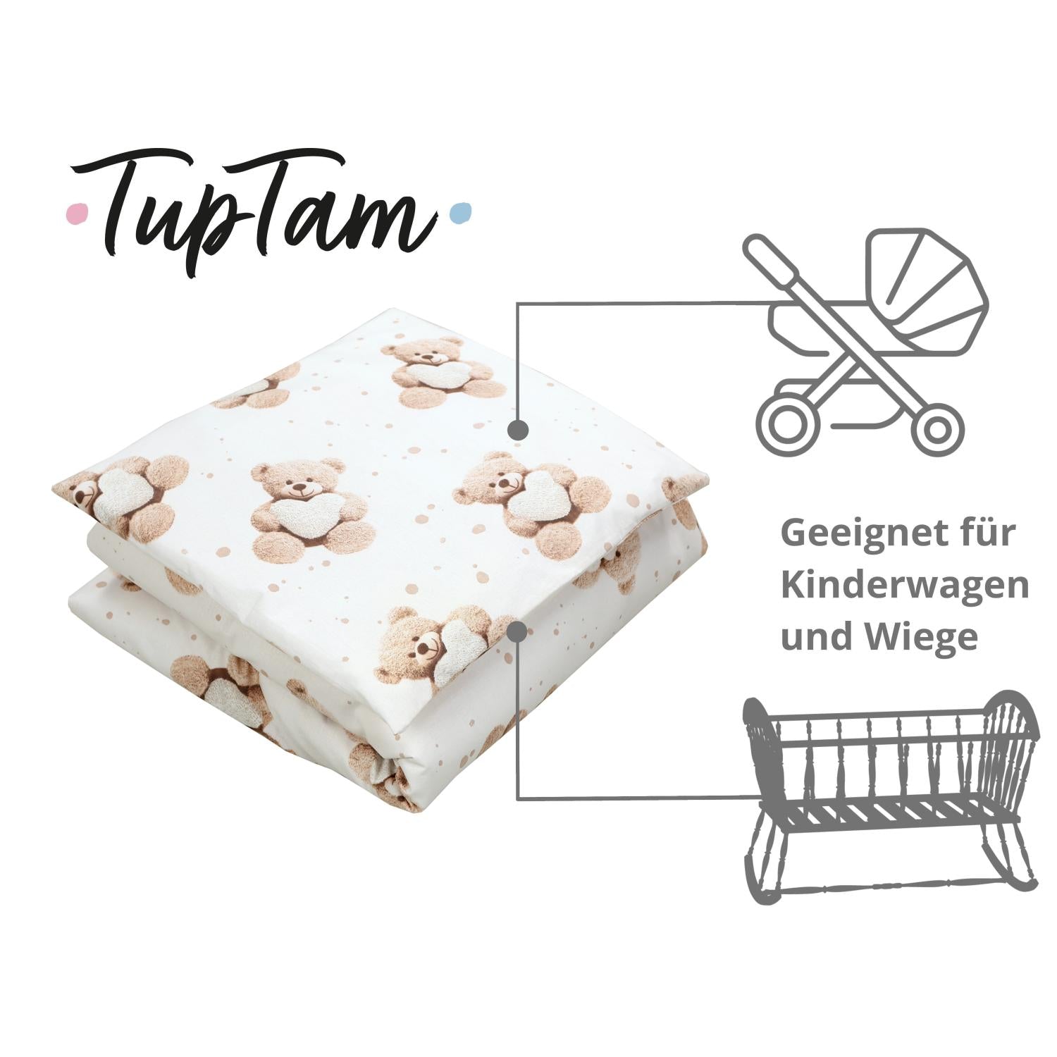 Bettdeckenset (4-teilig)